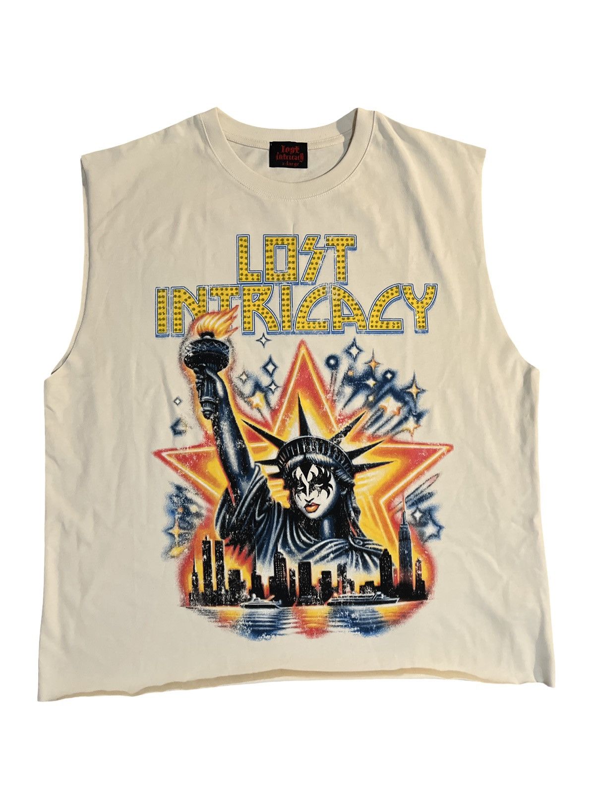 LOST INTRICACY Lost intricacy kiss liberty sleeveless tee Size US XL / EU 56 / 4 - 1 Thumbnail
