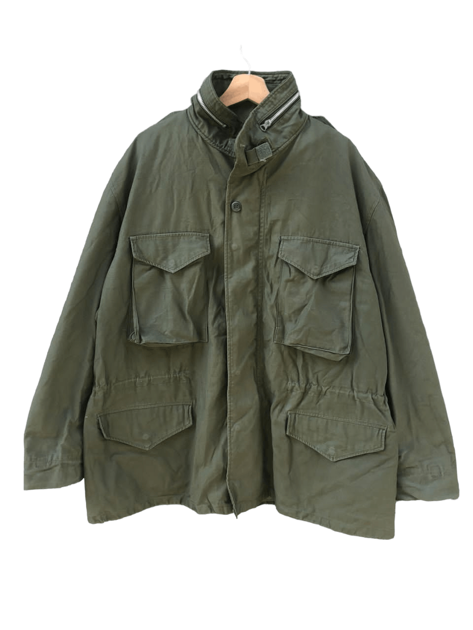 image of M 65 Field Jacket x Military Vintage M65 Field Jacket Og107 in Army Green, Men's (Size XL)