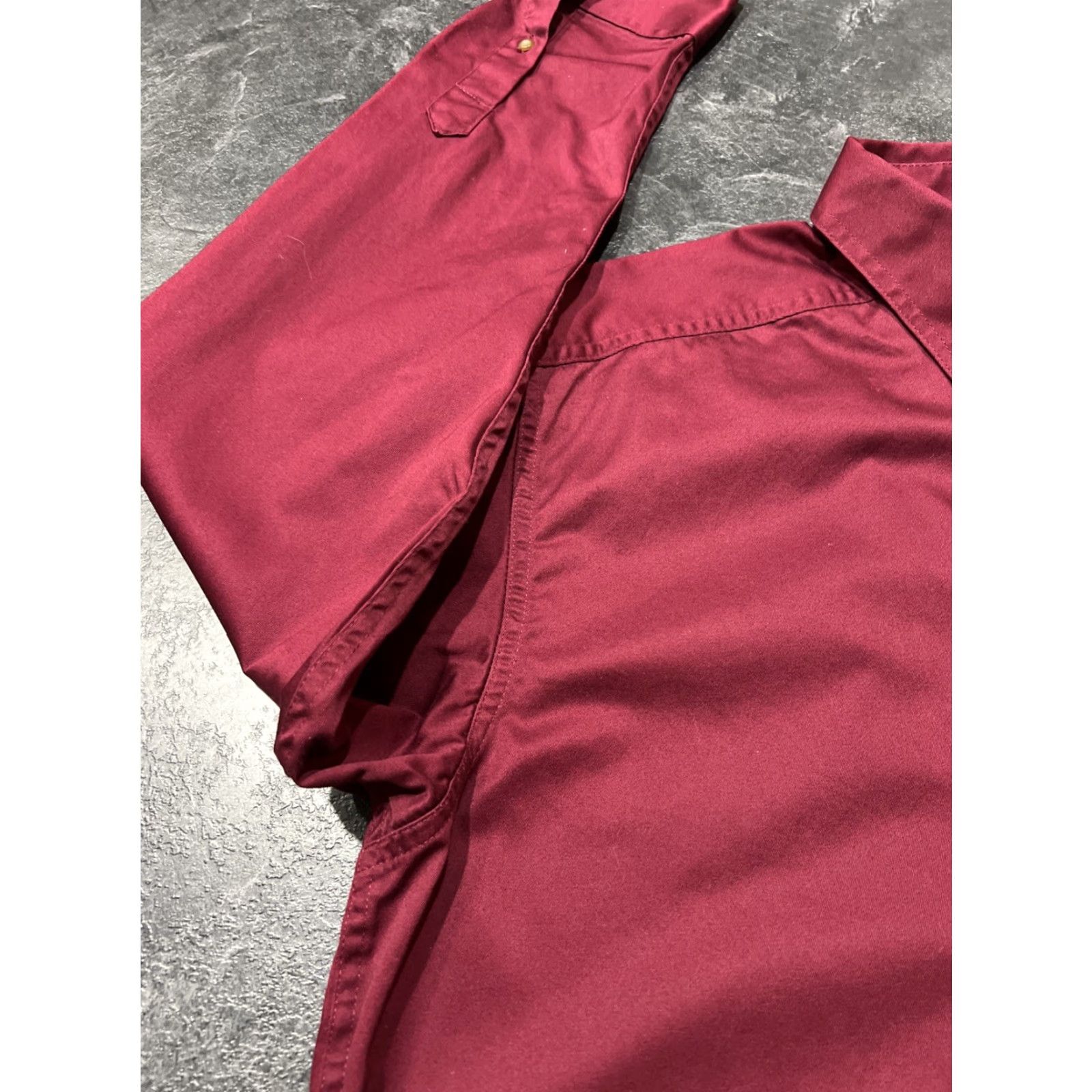 Ariat Ariat Men’s Long Sleeve Button-Up Shirt Burgundy Magenta Cotton Western City Casual L Size US L / EU 52-54 / 3 - 6 Thumbnail