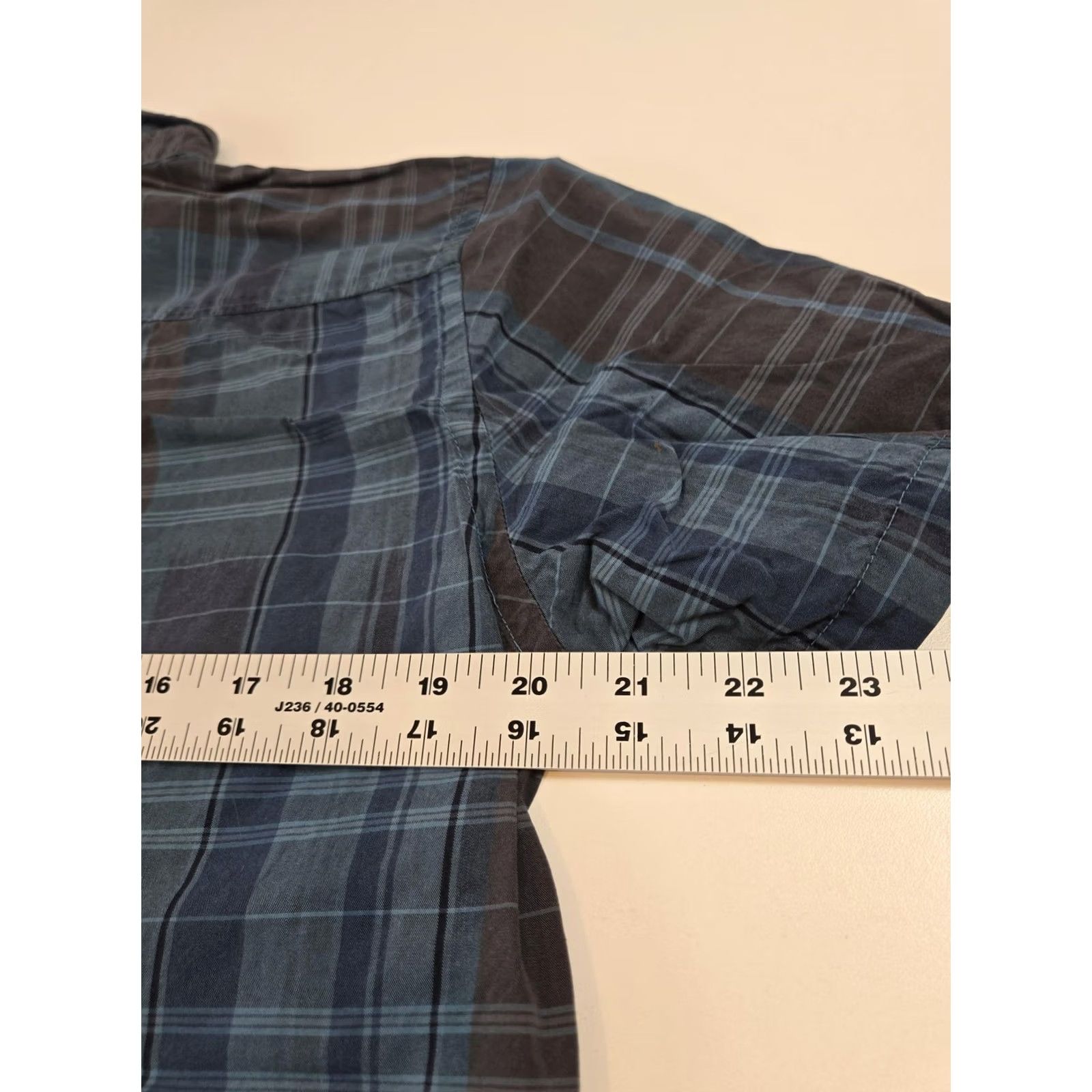 Outerknown Outerknown Shirt Mens M Blue Plaid Organic Cotton Button Front Casual Size US M / EU 48-50 / 2 - 7 Thumbnail