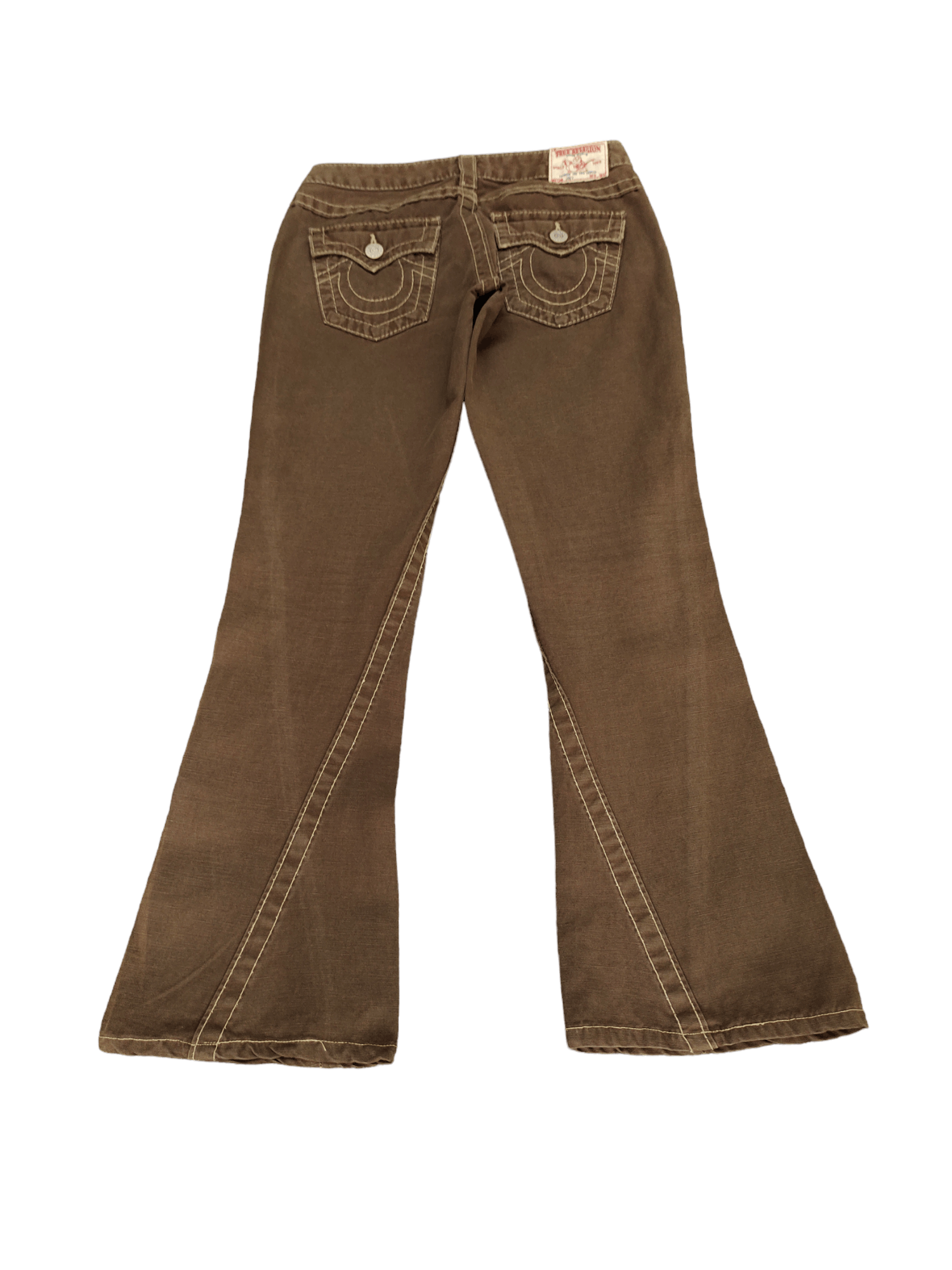 True Religion Flare Jeans True Religion Denim Bootcut Y2k Streetwear Size 26" / US 2 / IT 38 - 13 Thumbnail
