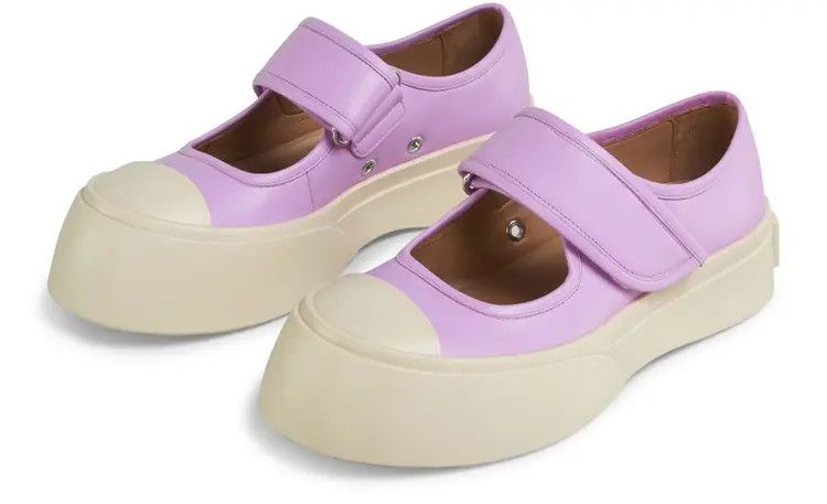 Marni o1w1db11225 Sneakers in Purple Size US 6 / IT 36 - 3 Thumbnail