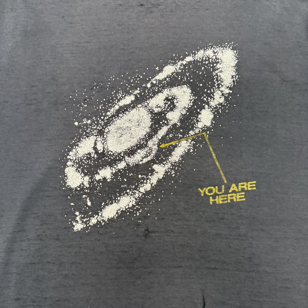 Vintage Vintage 90s Distressed Thrashed You Are Here Galactic Tee Size US XXL / EU 58 / 5 - 5 Thumbnail