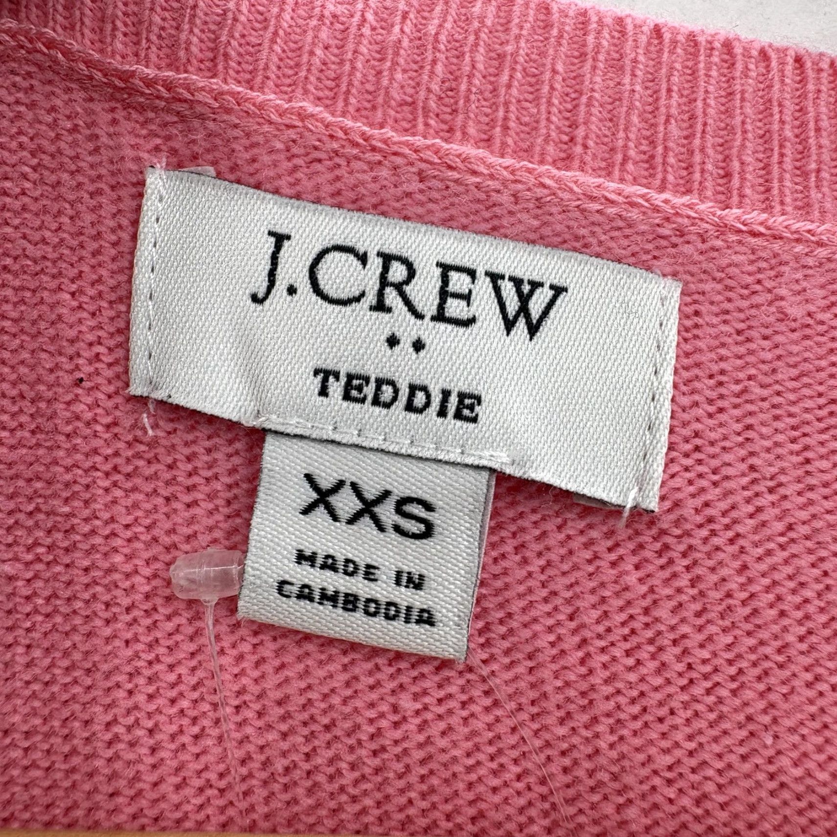 J.Crew J.CREW Sweater Womens XXS Pink Crew Neck Knit Pullover Preppy Knitwear Lightweight All Seasons Pullover Women’s Casual Vintage: No Size XXS / US 00 / IT 34 - 4 Thumbnail