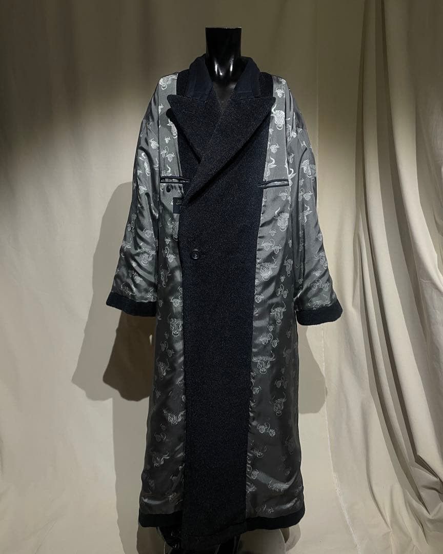 Jean Paul Gaultier F/W1994 JPG Homme - Maxi Coat with Bull Motif Lining Size US M / EU 48-50 / 2 - 9 Thumbnail