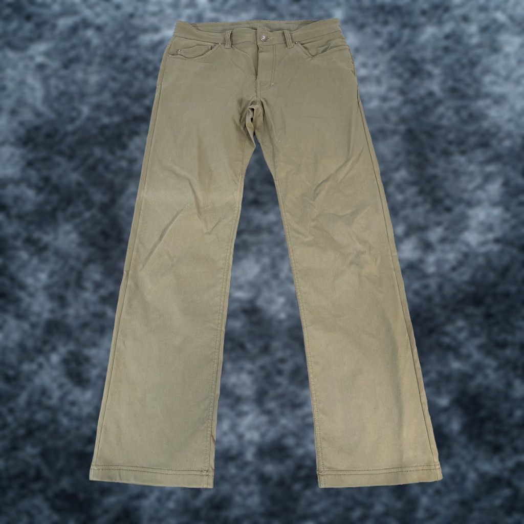Prana Prana Pants Slim Fit 34x33 Green Nylon Hiking Outdoor Work Men Chino Stretch Straight 33 Inseam Regular Size US 34 / EU 50 - 1 Thumbnail
