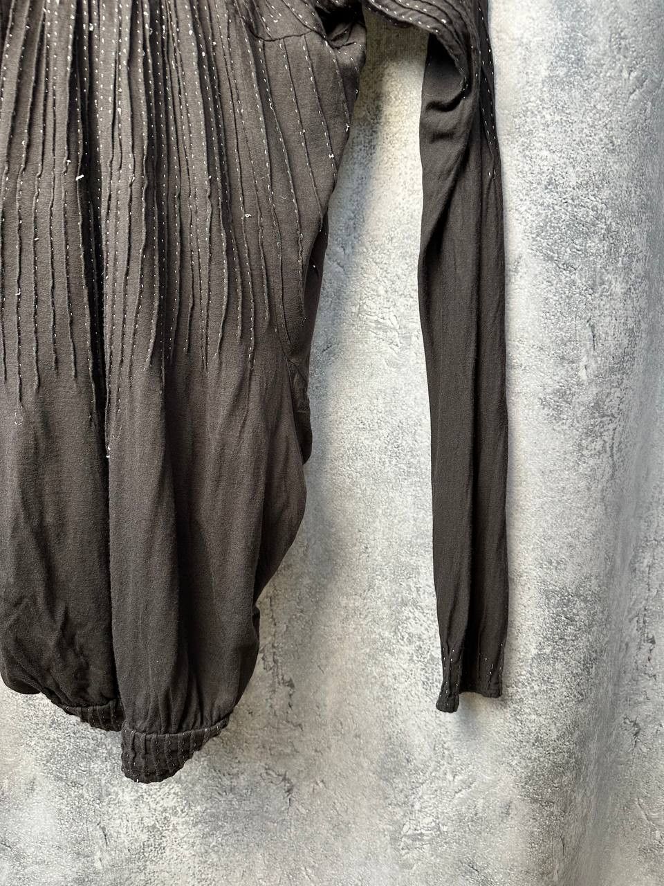 Allsaints × Vintage AllSaints Spitafields Angel Tunic Dress Brown Pleated Size M / US 6-8 / IT 42-44 - 9 Thumbnail