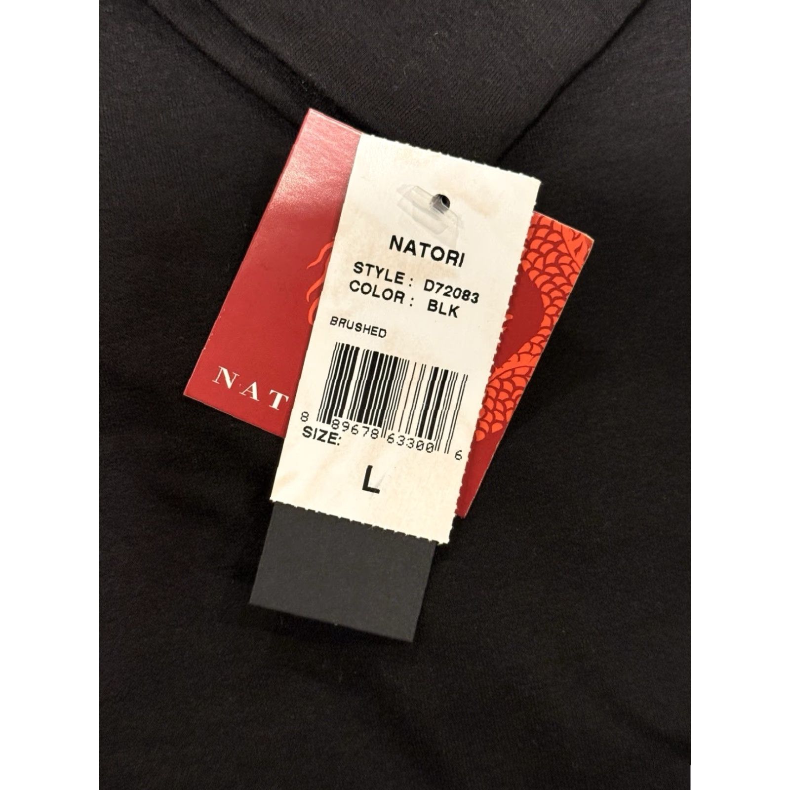Vintage Natori Blouse Women L Black Mock Neck Long Sleeve Poncho Top Womens Size L / US 10 / IT 46 - 2 Thumbnail