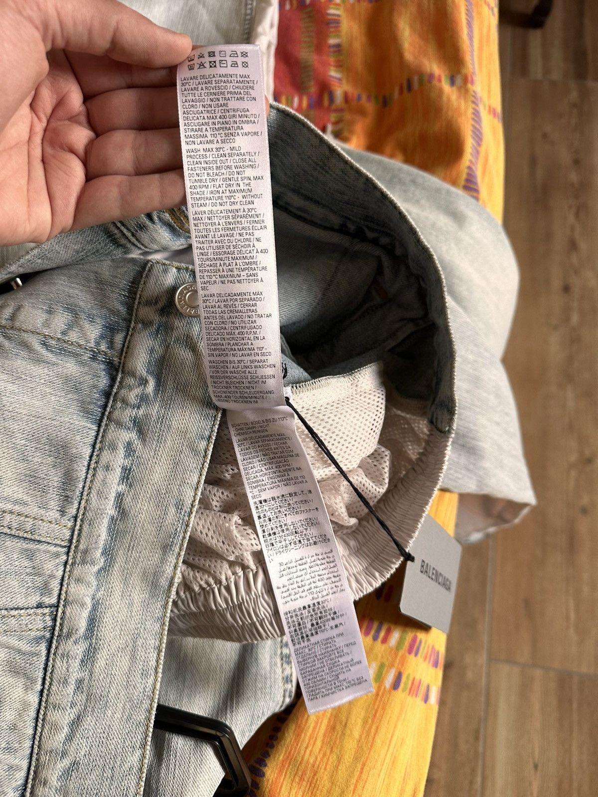 Balenciaga FW24 Denim Tracksuit jacket Size US L / EU 52-54 / 3 - 10 Thumbnail