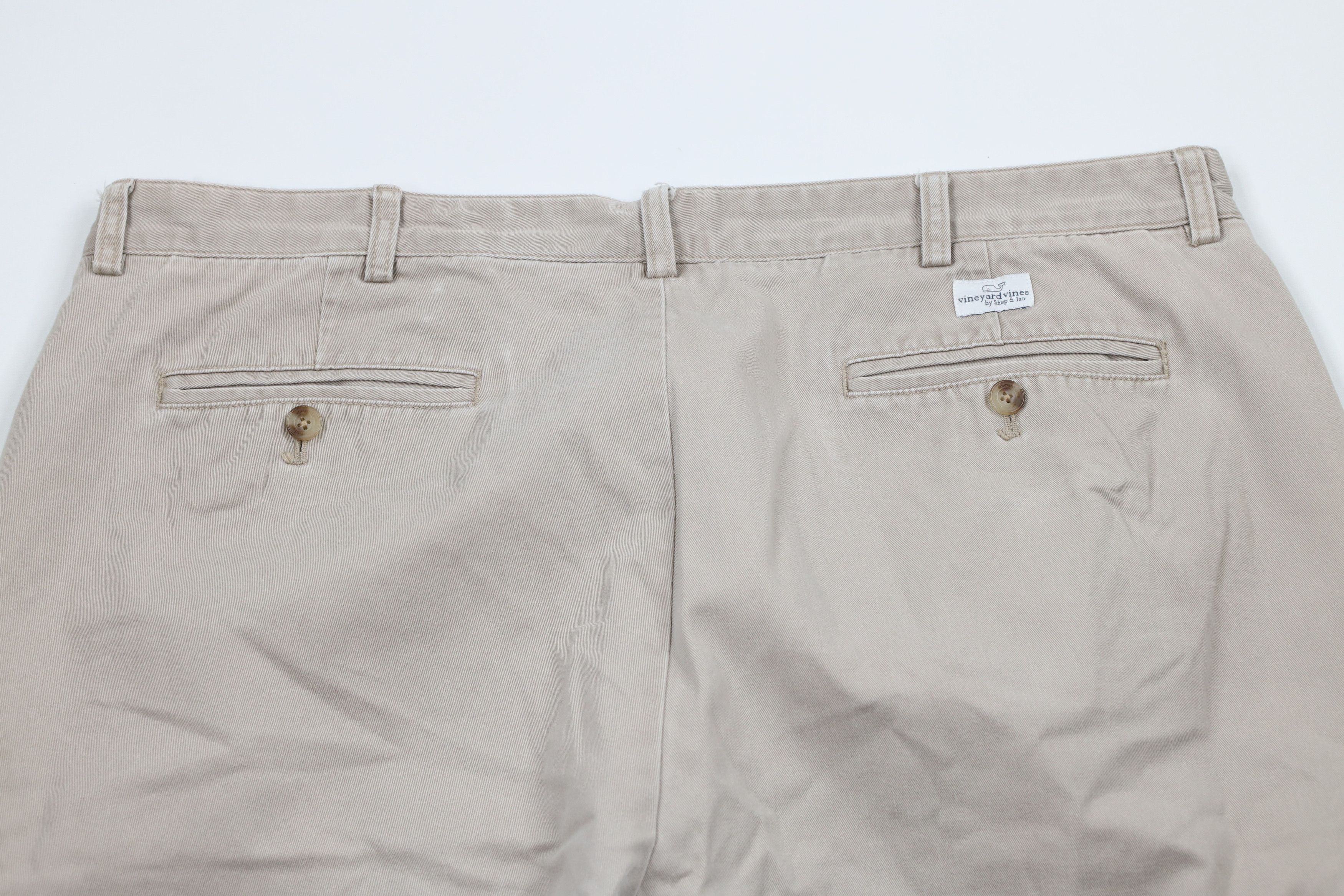 Vineyard Vines × Vintage Vineyard Vines Wide Leg Club Chino Pants Beige Cotton Size US 40 / EU 56 - 9 Thumbnail