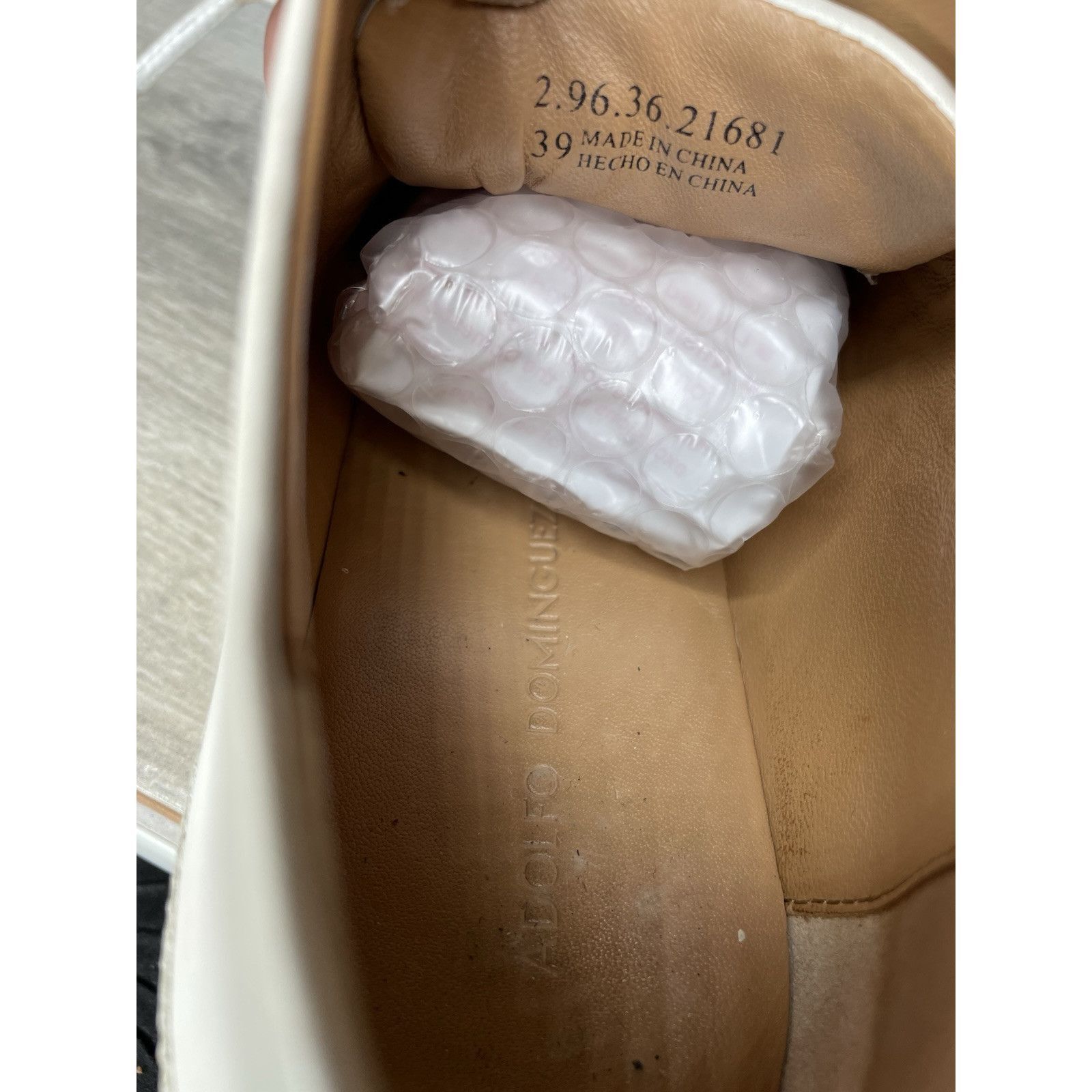 Adolfo Dominguez Adolfo Dominguez White Leather Casual Lace Up Sneakers Women Size US 8.5 / IT 38.5 - 5 Thumbnail