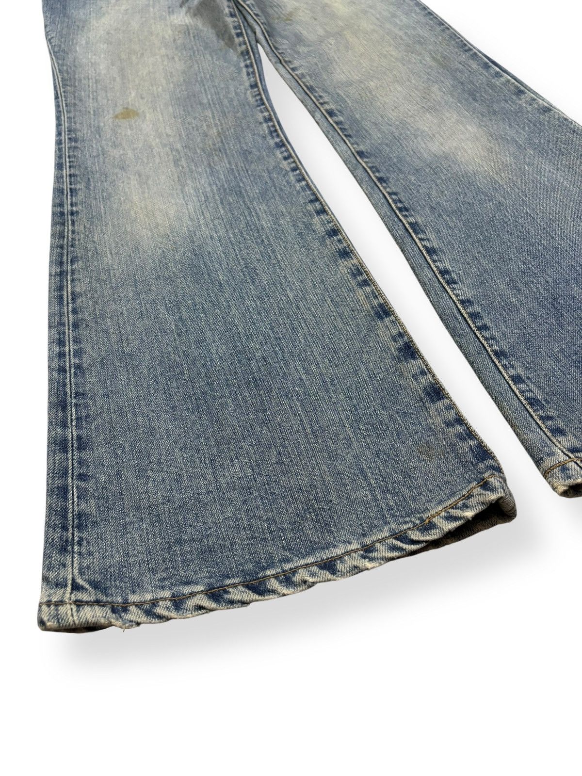 Blue Blue Japan Vintage Japanese Brand BlueWay Rusty Mud Wash Flare Jeans Size US 29 - 8 Thumbnail