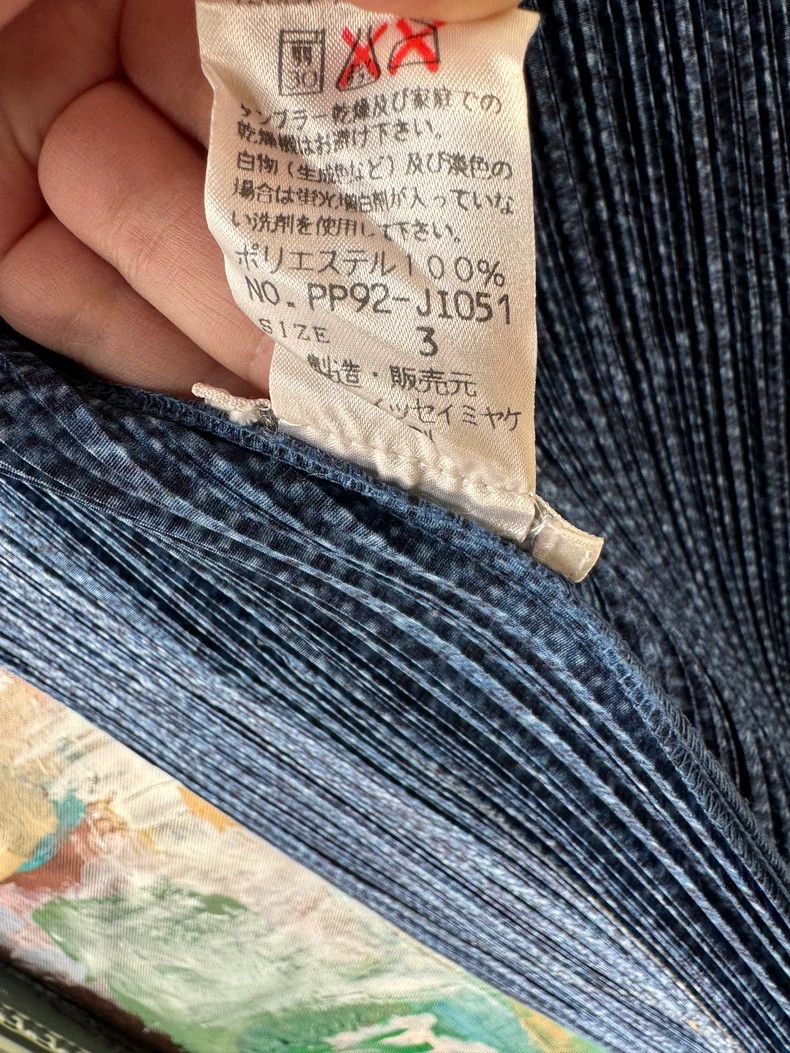 Issey Miyake Issey Miyake size:3 Blue denim pleated dress Size XS / US 0-2 / IT 36-38 - 6 Thumbnail