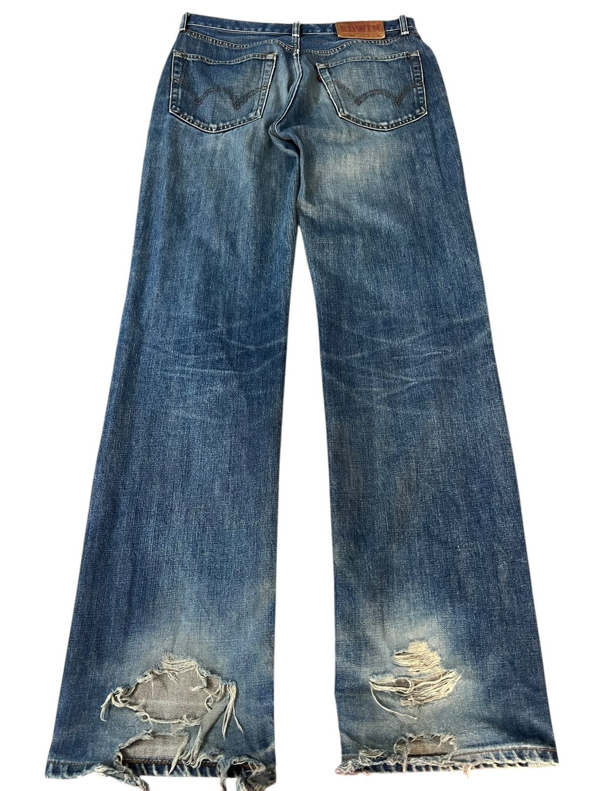 Edwin VINTAGE EDWIN 503 DISTRESSED JEANS Size US 30 / EU 46 - 2 Thumbnail