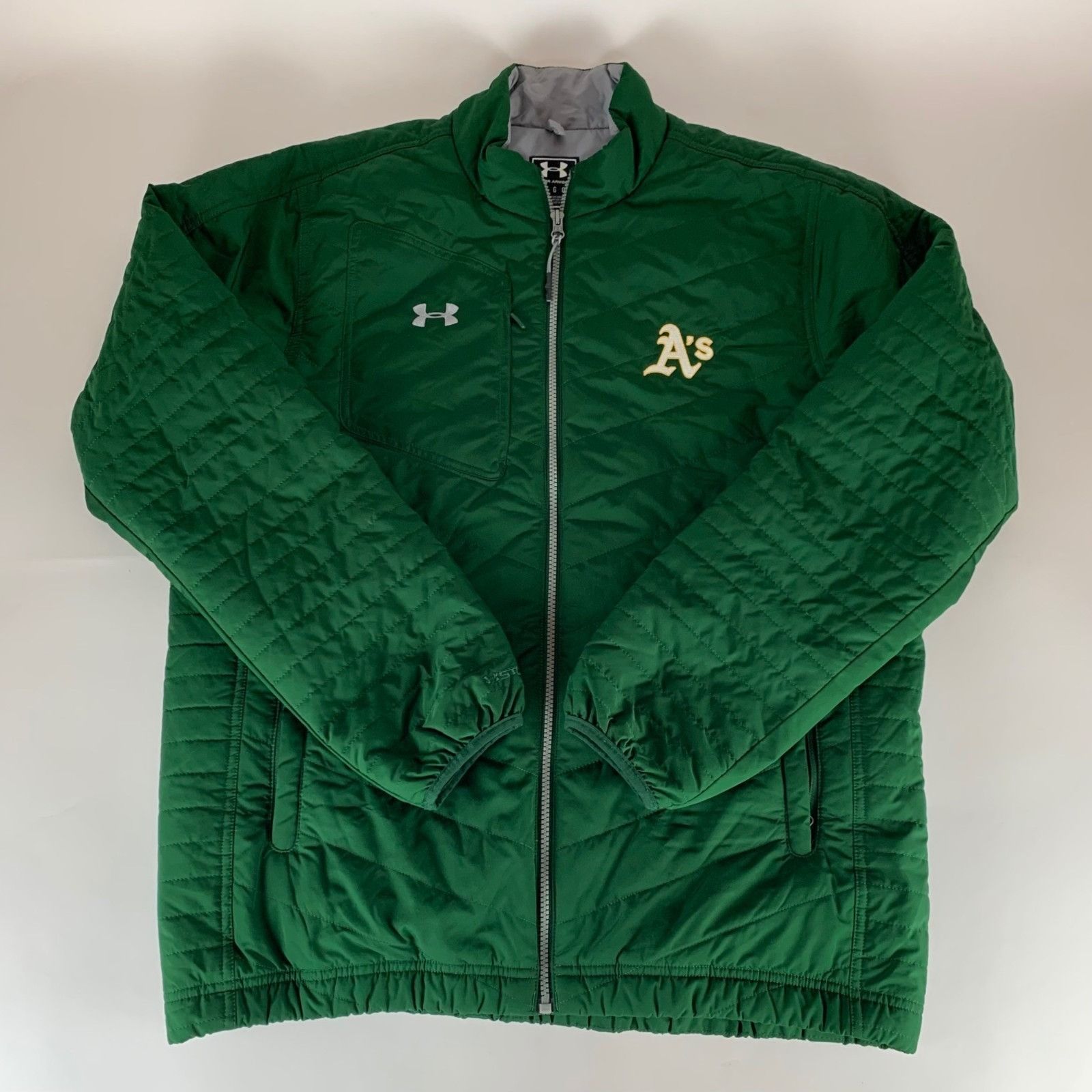 Under Armour Oakland Athletics Under Armour Storm Gear Quilted Jacket Size US L / EU 52-54 / 3 - 1 Thumbnail