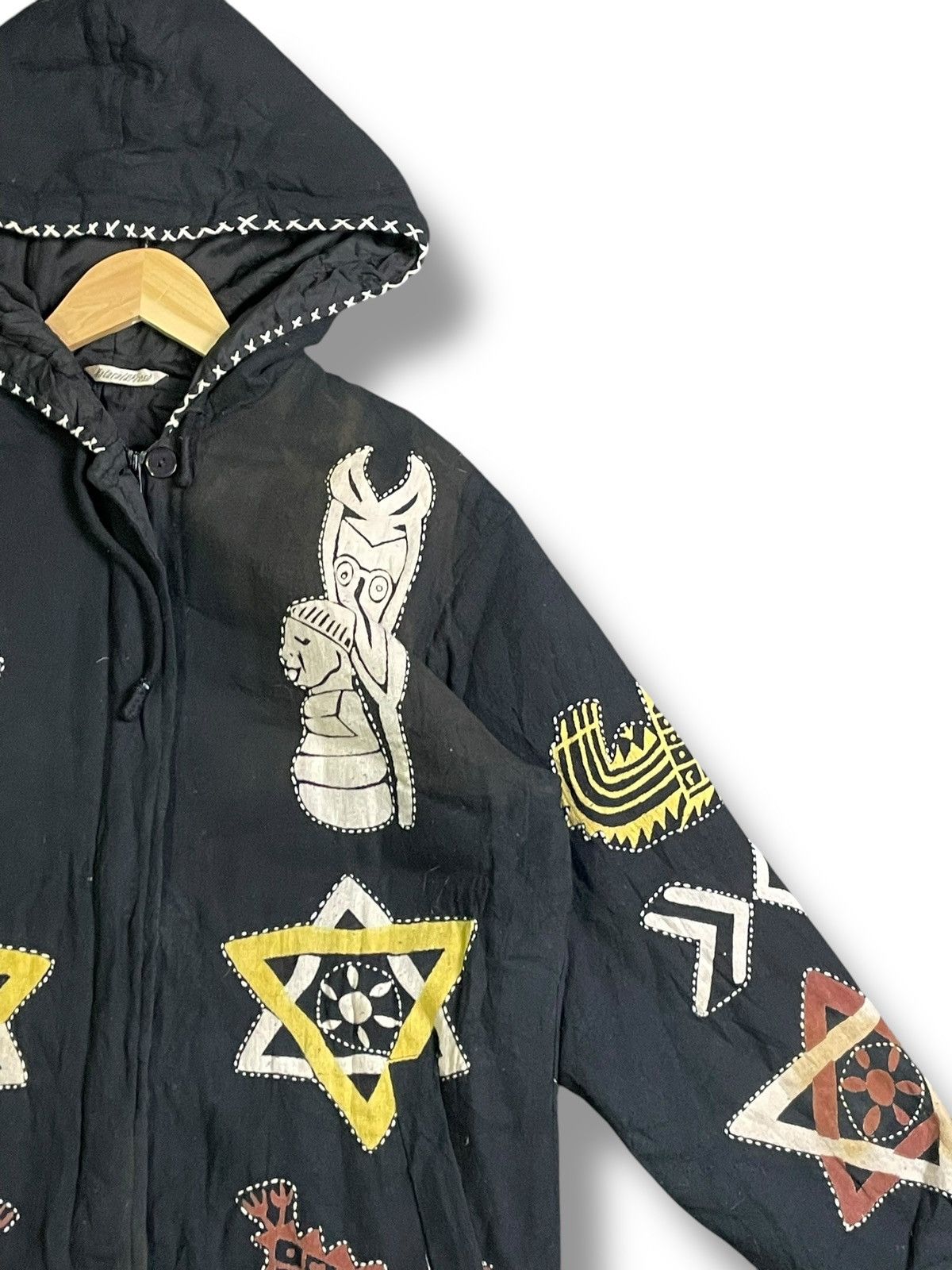 Designer × Vintage Native American West Hooded Jacket (38) Size US M / EU 48-50 / 2 - 6 Thumbnail