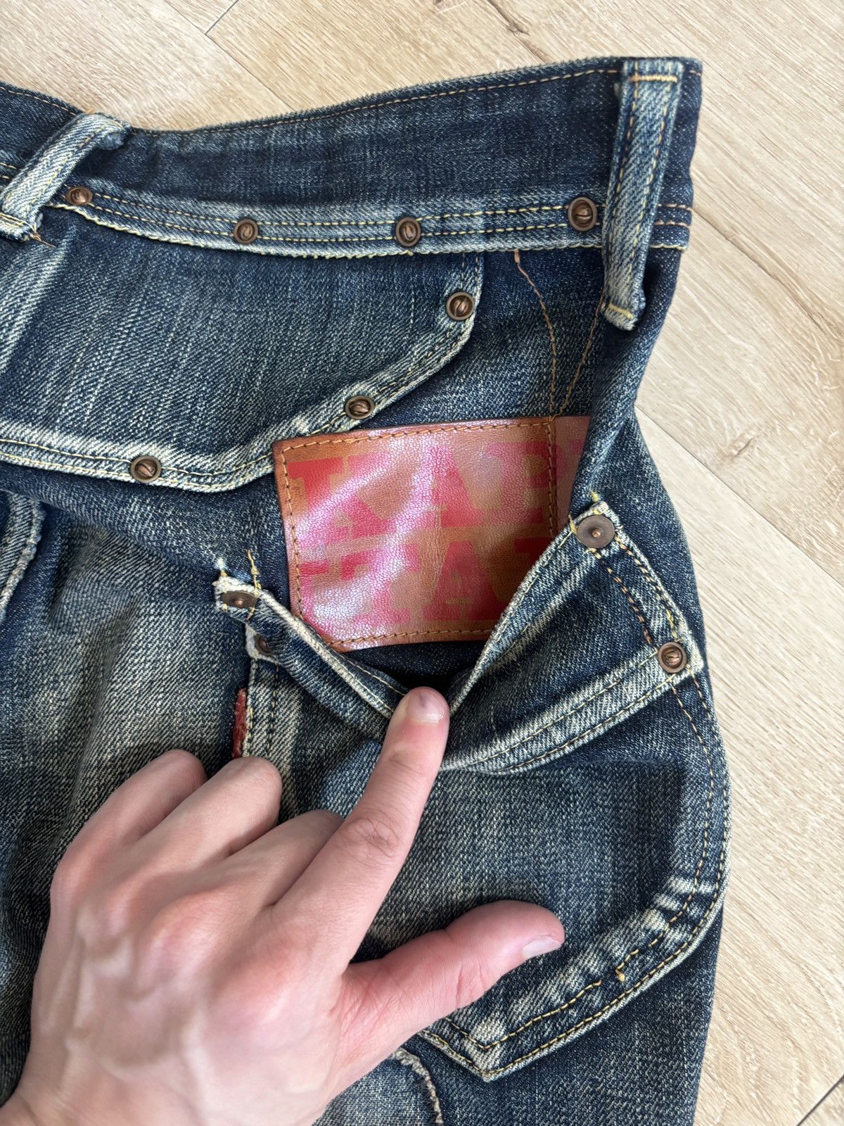 Kapital Kountry Kapital Flare Boro Denim Size US 29 - 7 Thumbnail