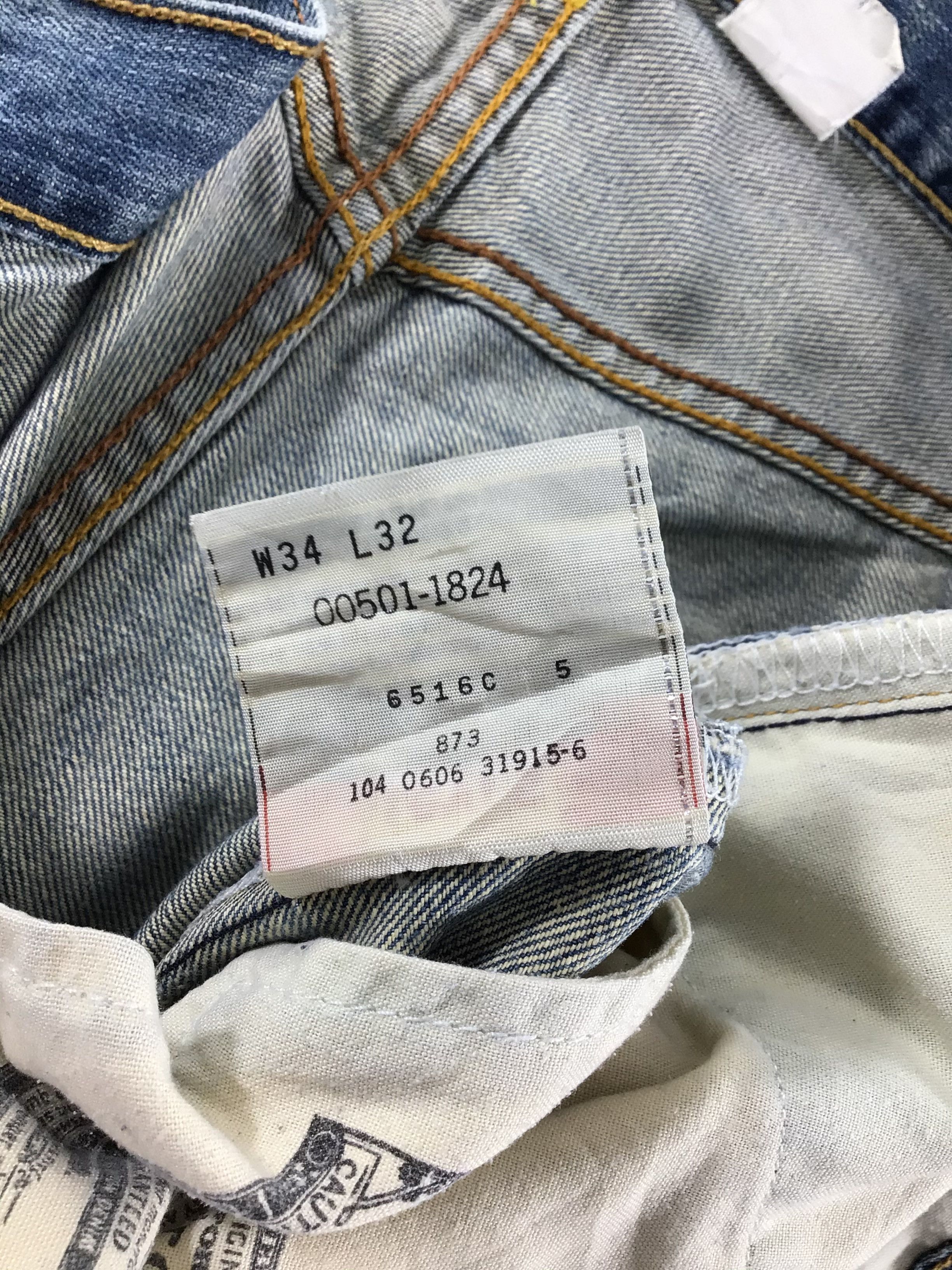 Levi's × Vintage 90s Vintage Levis 501 Jeans-JM161 Size US 34 / EU 50 - 10 Thumbnail