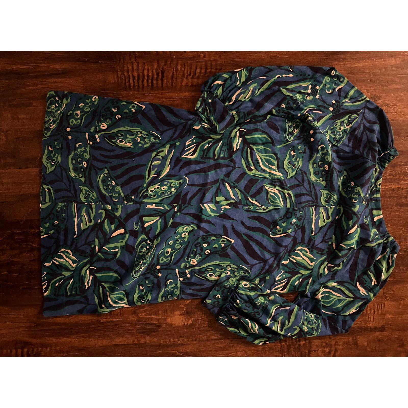 Lilly Pulitzer Lilly Pulitzer Elianna 3/4 sleeve tshirt dress womens small Size S / US 4 / IT 40 - 2 Thumbnail