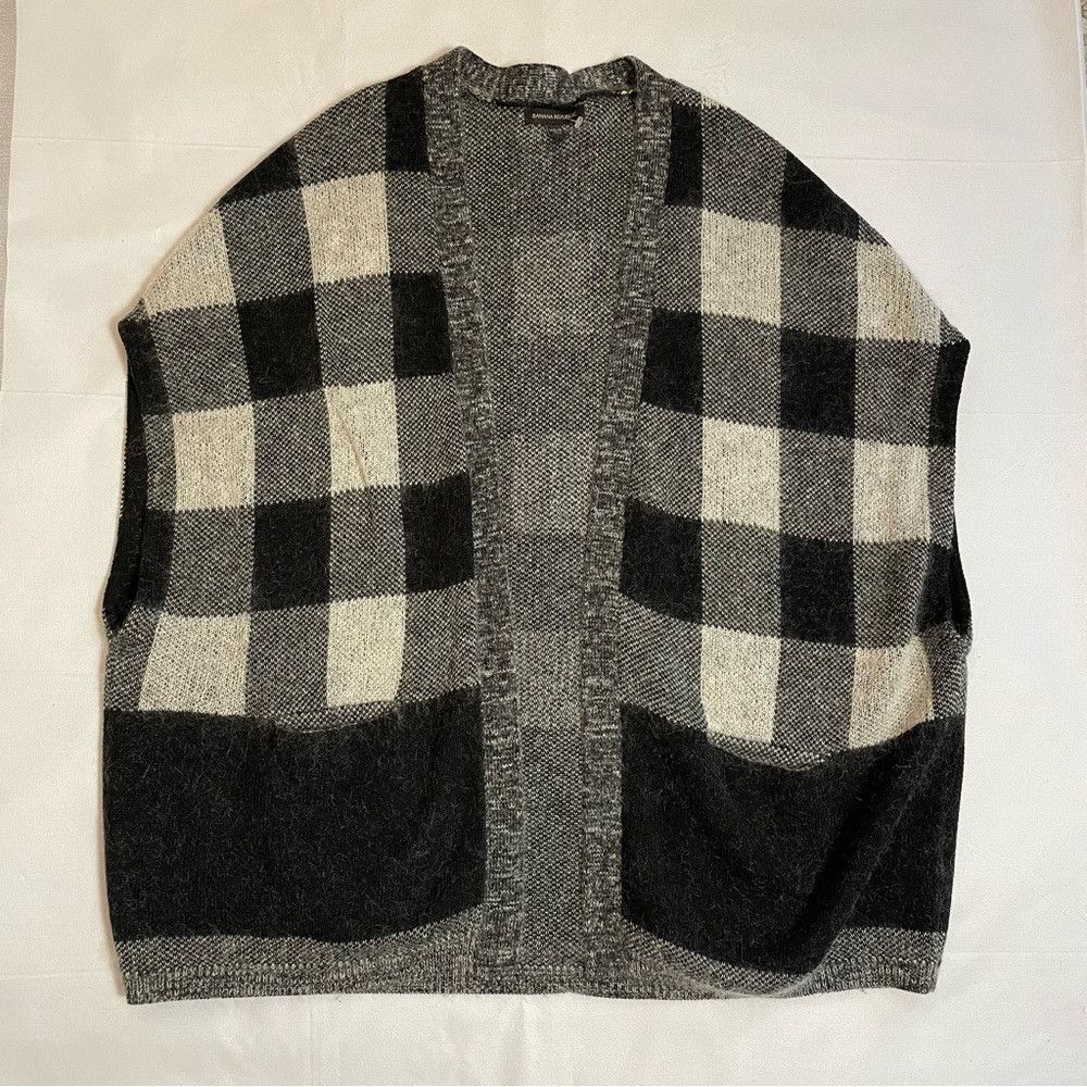 Banana Republic New Banana Republic Plaid Buffalo Sweater Cape Size XS/S Size S / US 4 / IT 40 - 6 Thumbnail