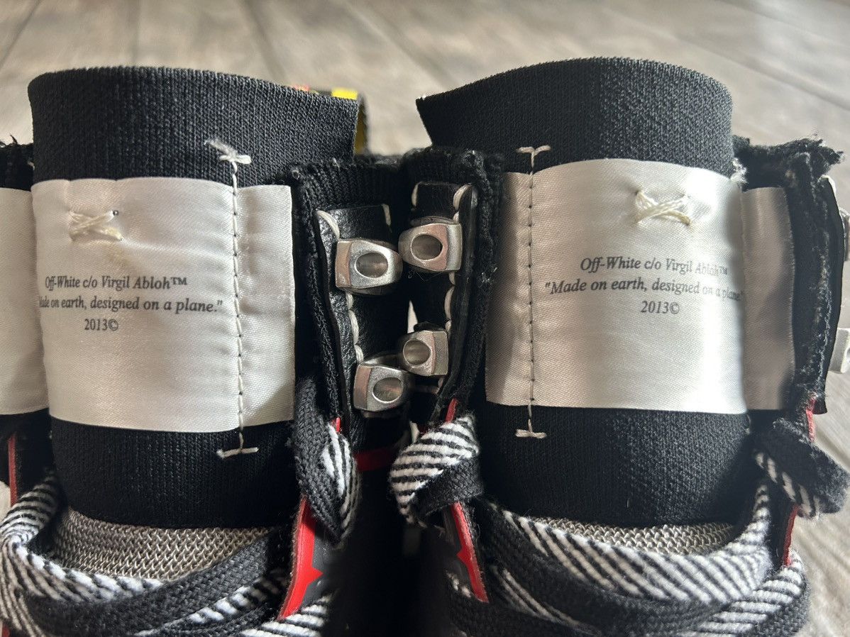 Off-White Off white leather hiking boots Size US 10 / EU 43 - 1 Thumbnail