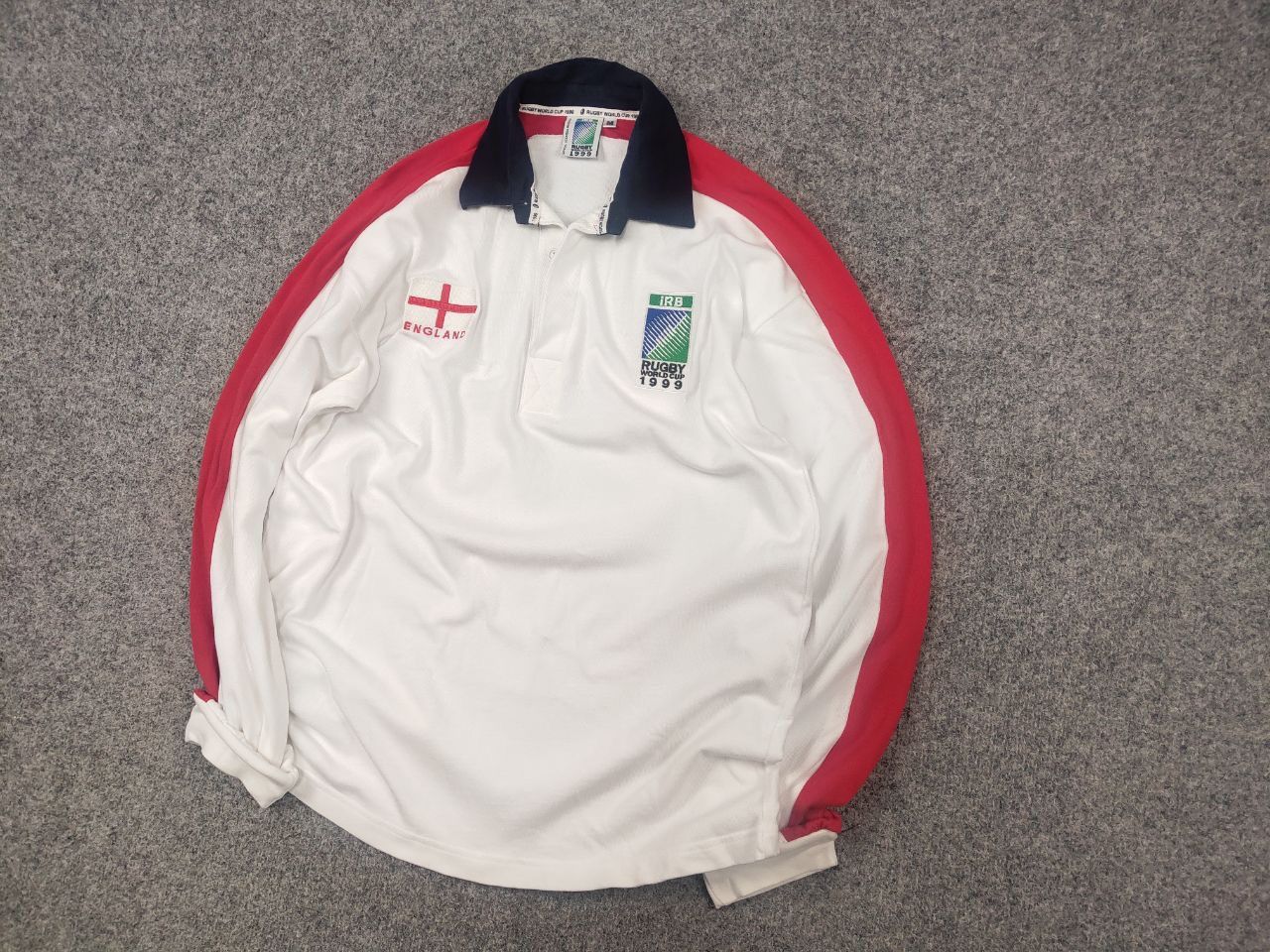 Vintage Vintage England 1999 Rugby World Cup Long sleeve jersey Size US M / EU 48-50 / 2 - 3 Thumbnail