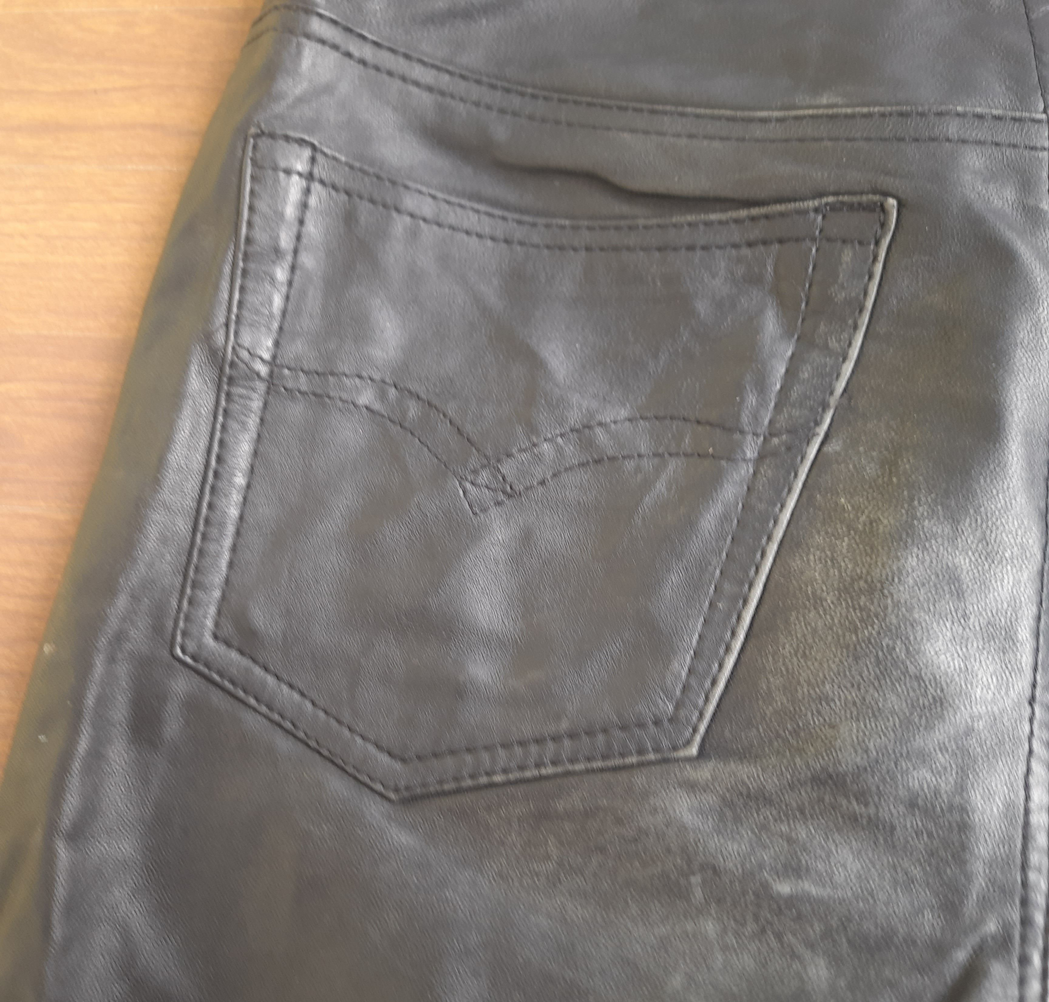 Beauty Beast Y2K No Label Leather Pants Japan Grunge Size US 30 / EU 46 - 10 Thumbnail