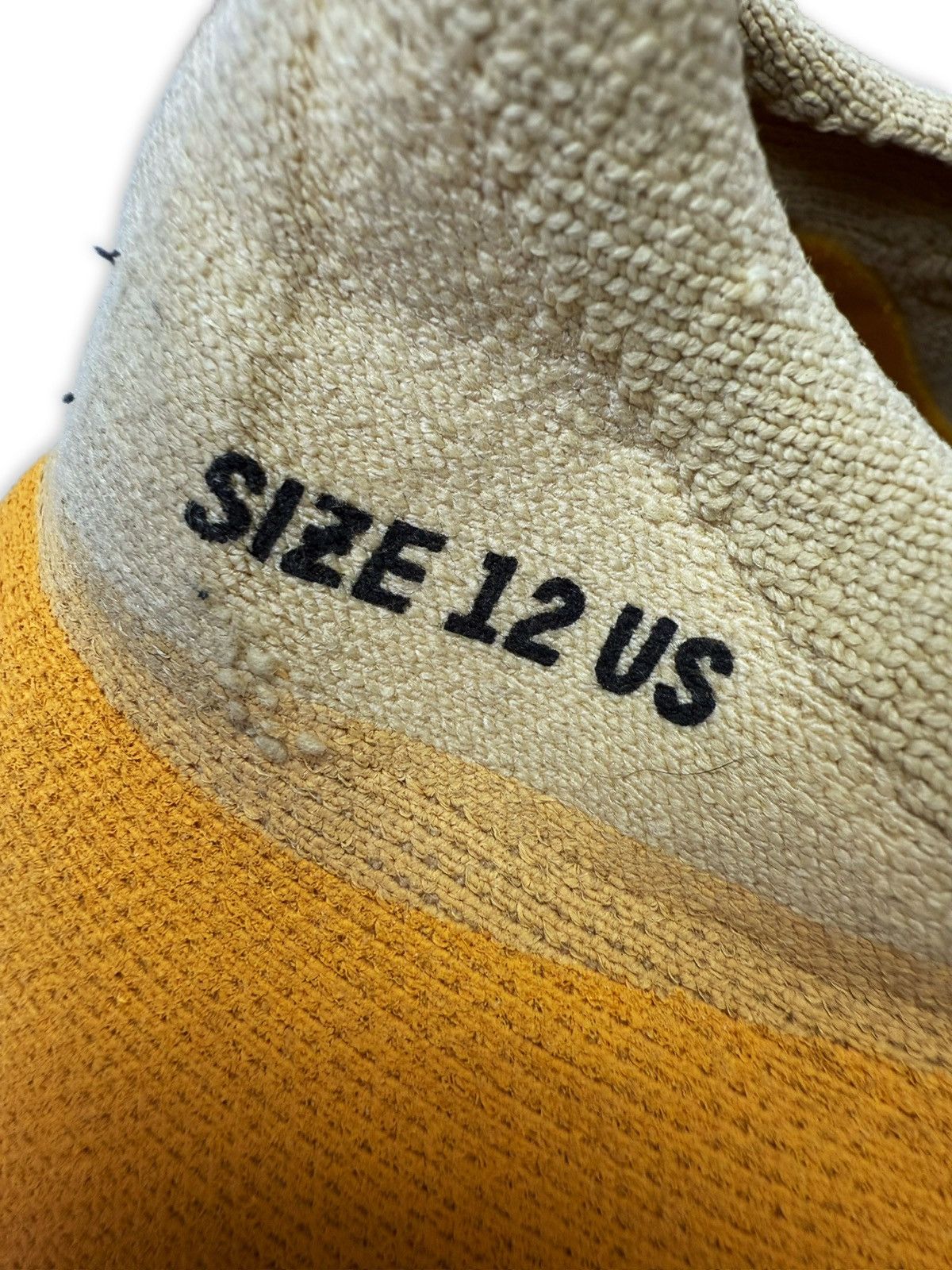Yeezy SS20 Yeezy SAMPLE 350 V3 Yellow Sulfur Knit Runner Sneakers Size US 12 / EU 45 - 4 Thumbnail