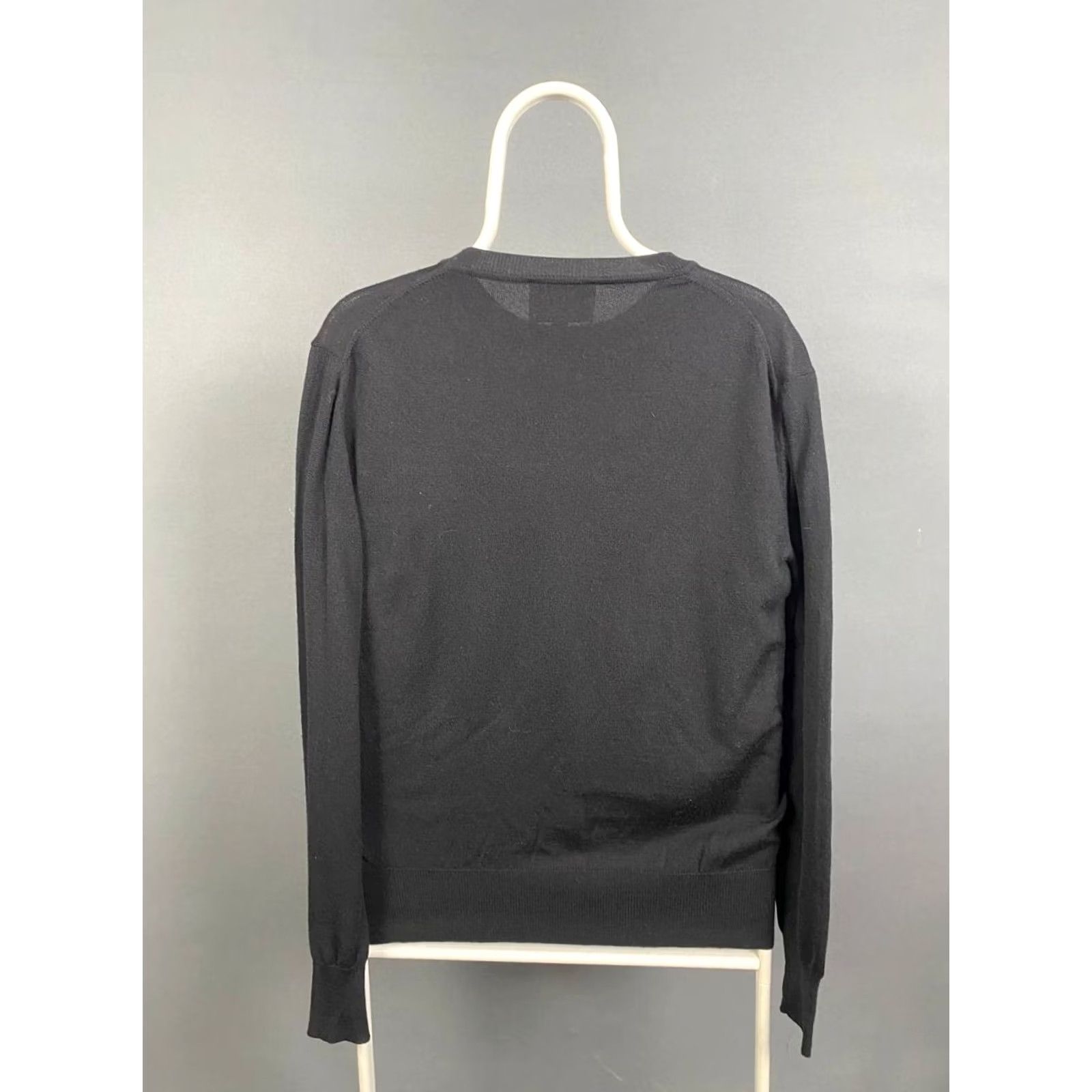 Vivienne Westwood Vivienne Westwood Mens Knit Sweater Black Crew Neck Pullover M Long Sleeve Pullover Knit Size US M / EU 48-50 / 2 - 2 Thumbnail