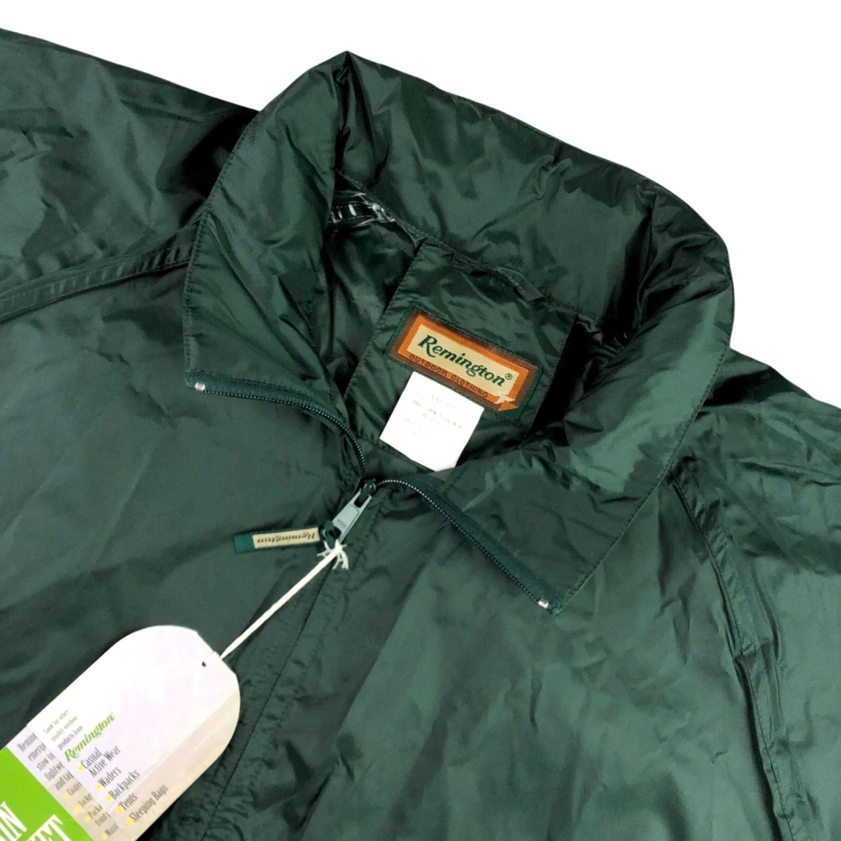 Rains Remington Men’s Rain Jacket Hooded Full Zip Green 2XL Waterproof Windproof Packable Hooded Rain Coat Mens 2XL Size US XXL / EU 58 / 5 - 2 Thumbnail