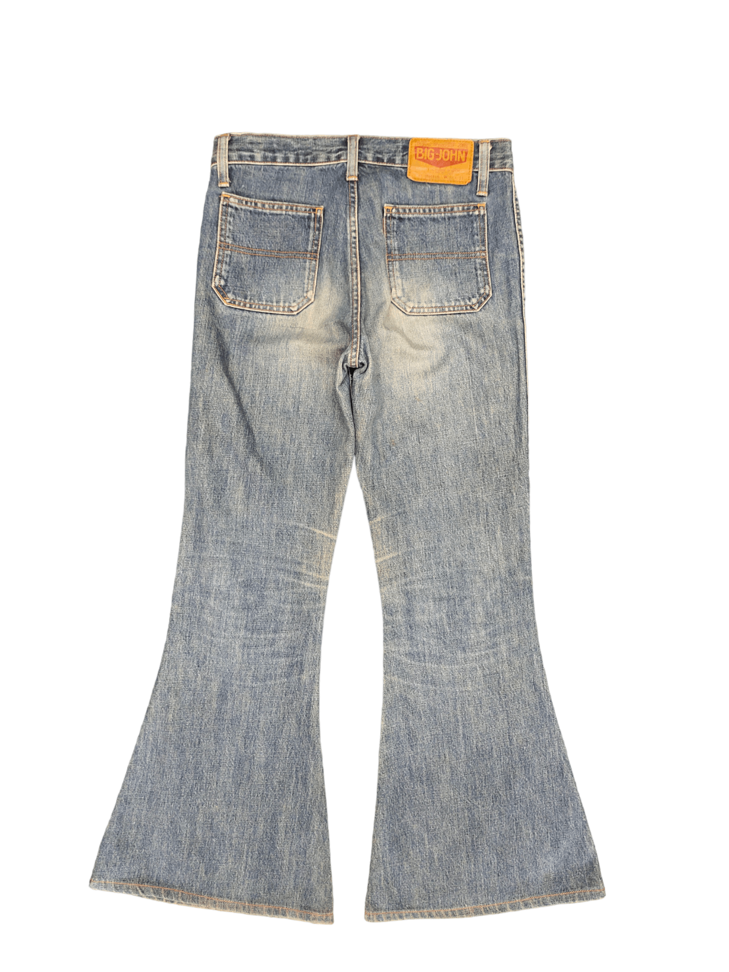 Big John Super Flare Jeans Big John Bell Bottom Denim Y2k Size US 28 / EU 44 - 11 Thumbnail