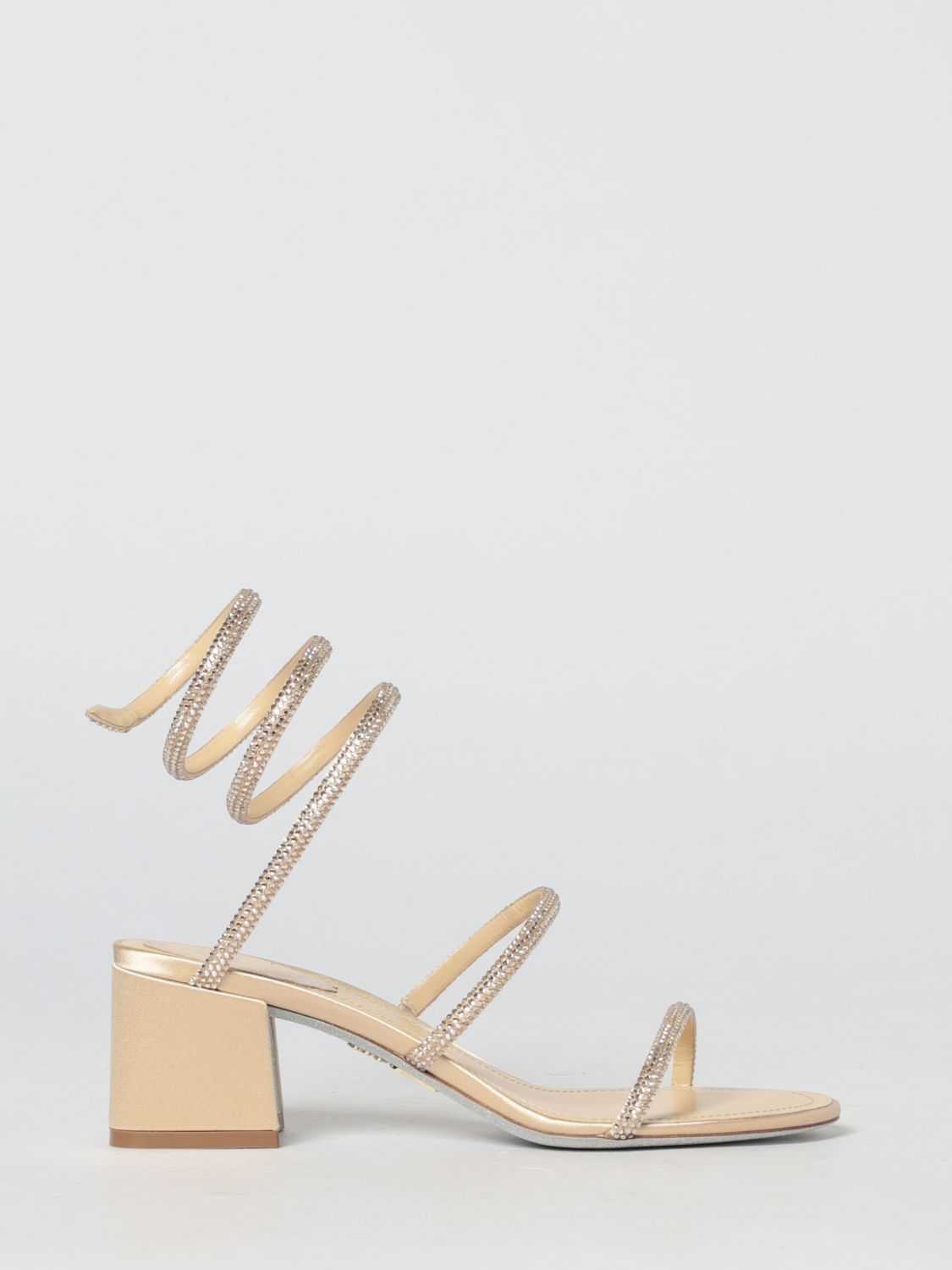 Rene Caovilla Rene Caovilla Heeled Sandal Woman Beige Size US 11 / IT 41 - 1 Thumbnail