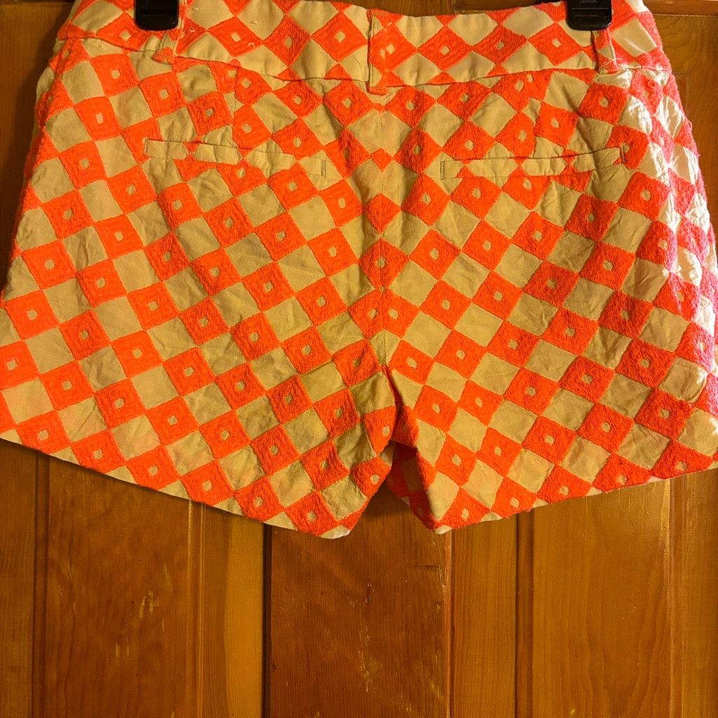 Ann Taylor Loft Rivera Pink & Cream Shorts Size 26" / US 2 / IT 38 - 3 Thumbnail