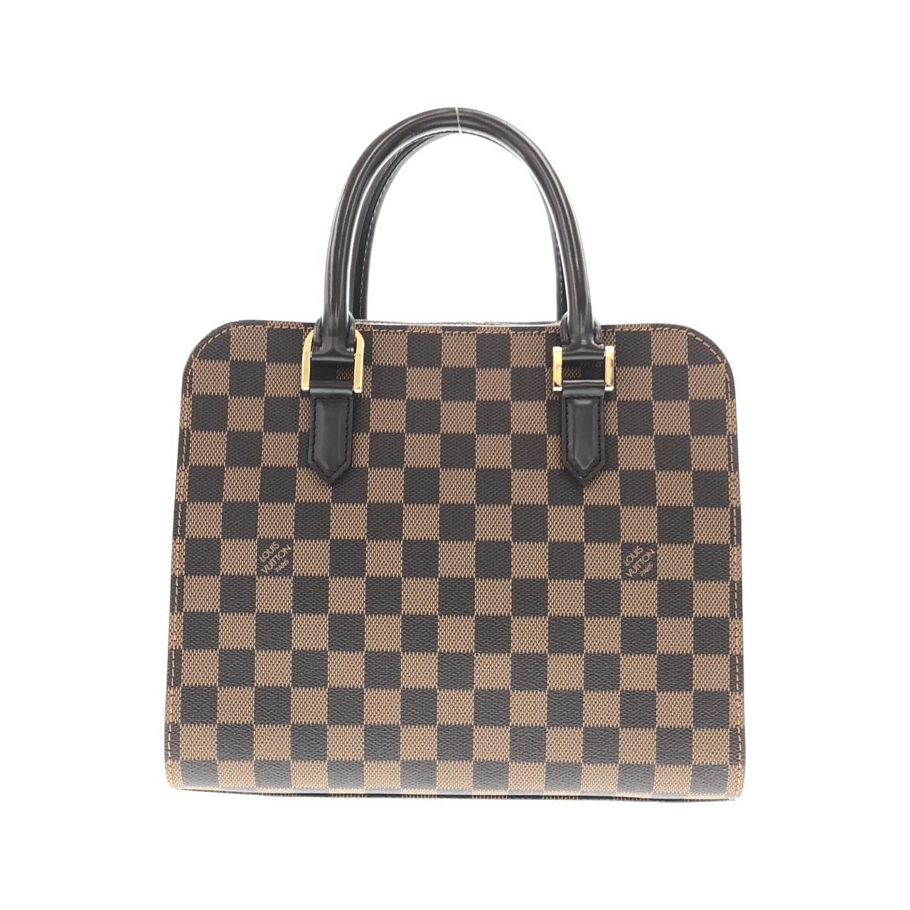 Louis Vuitton Louis Vuitton Louis Vuitton Damier Triana Coated Canvas Handbag Textile Handbag N51155 DUTY FREE for USA Size ONE SIZE - 1 Thumbnail