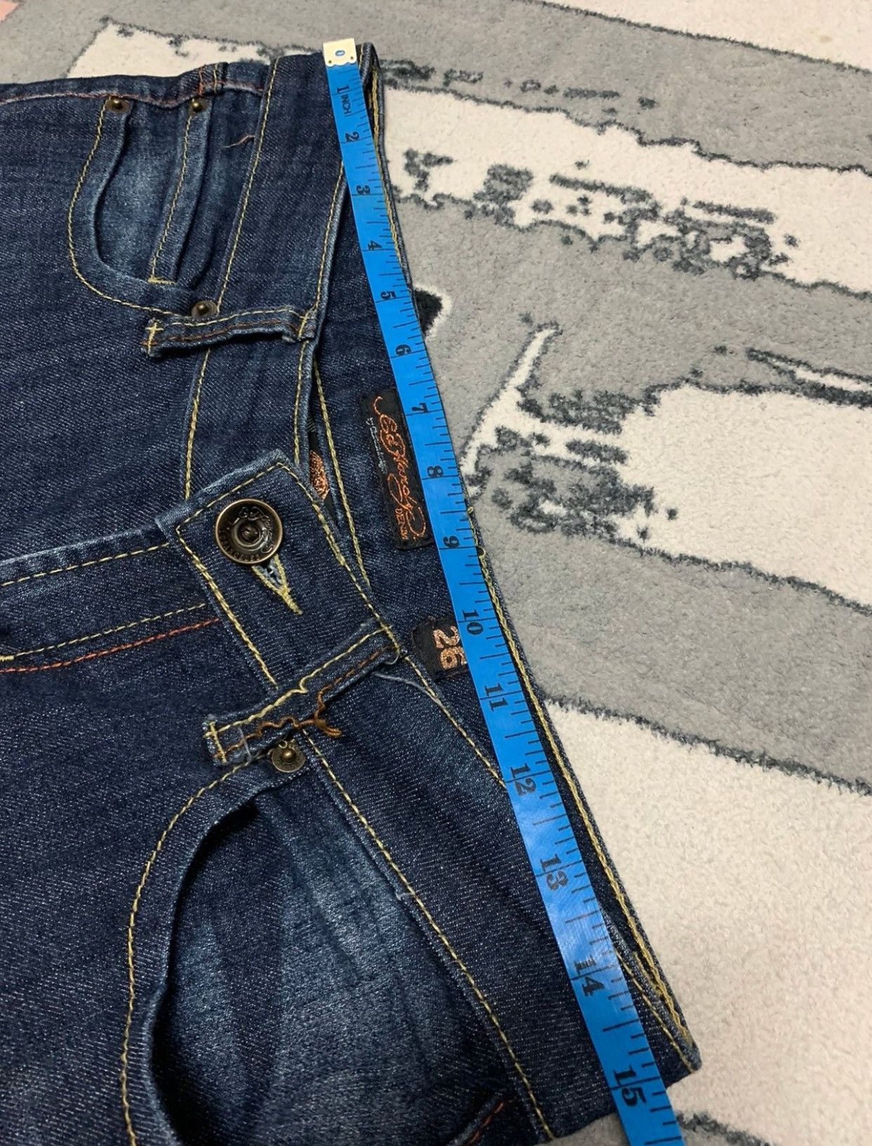 Christian Audigier × Ed Hardy Ed Hardy Jeans Embroided Skull Flora Size US 30 / EU 46 - 10 Thumbnail