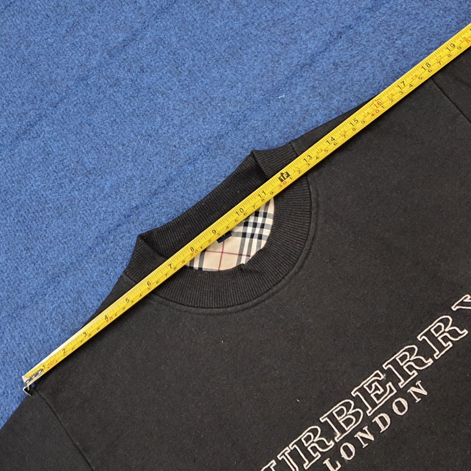 Burberry Vintage Burberry Nova Check Crewneck Sweatshirt C291N18 Size US M / EU 48-50 / 2 - 9 Thumbnail