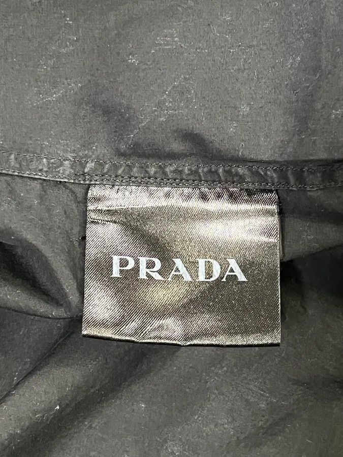 Prada 2010s Prada Black Mafia Relaxed Shirt Size US S / EU 44-46 / 1 - 9 Thumbnail