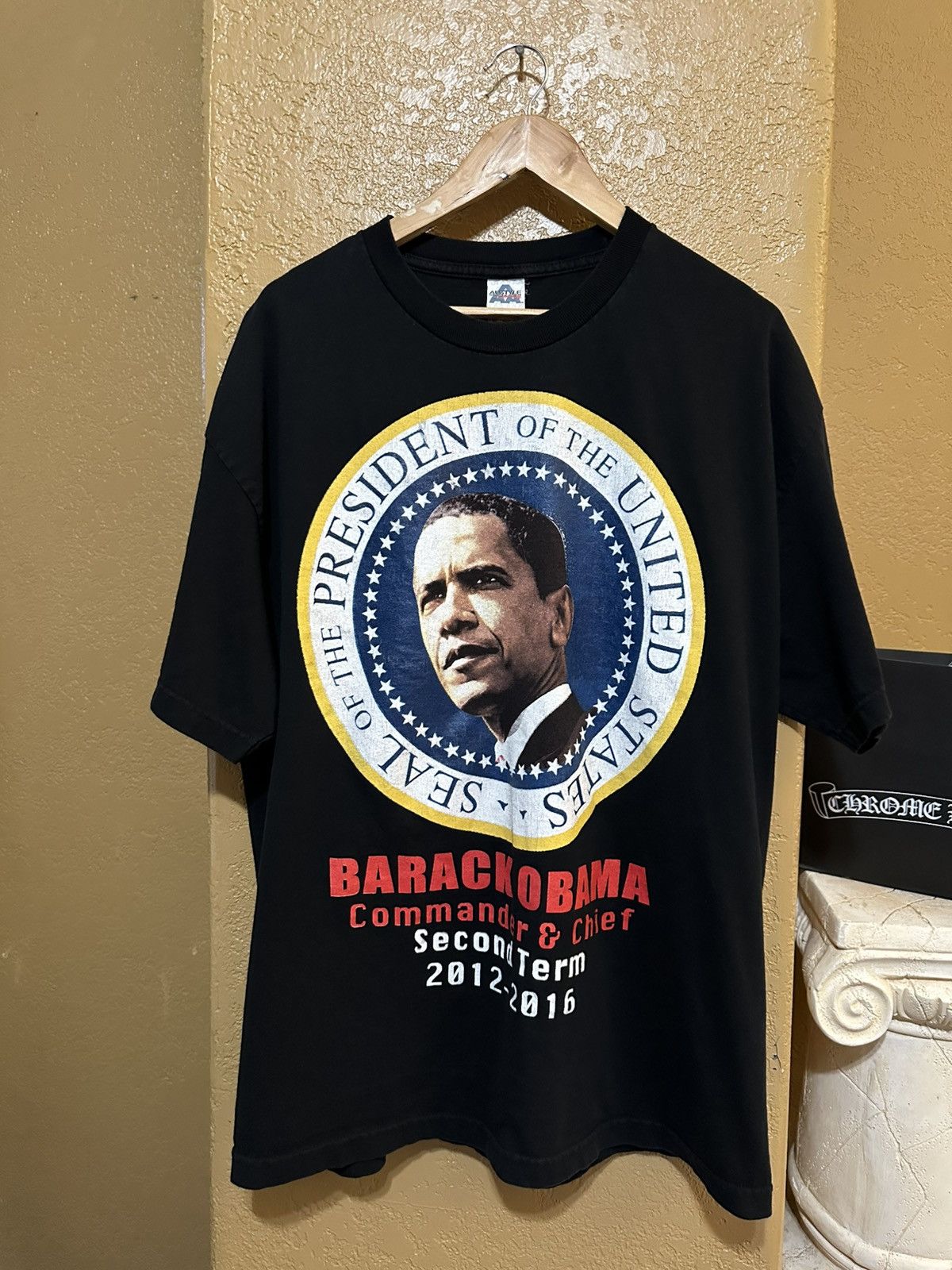 Vintage 🇺🇸 Barack Obama Campaign tee shirt xl Size US XL / EU 56 / 4 - 1 Thumbnail