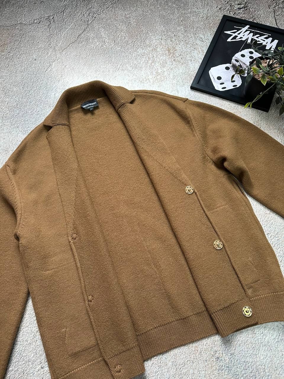 Emporio Armani cardigan jacket knite