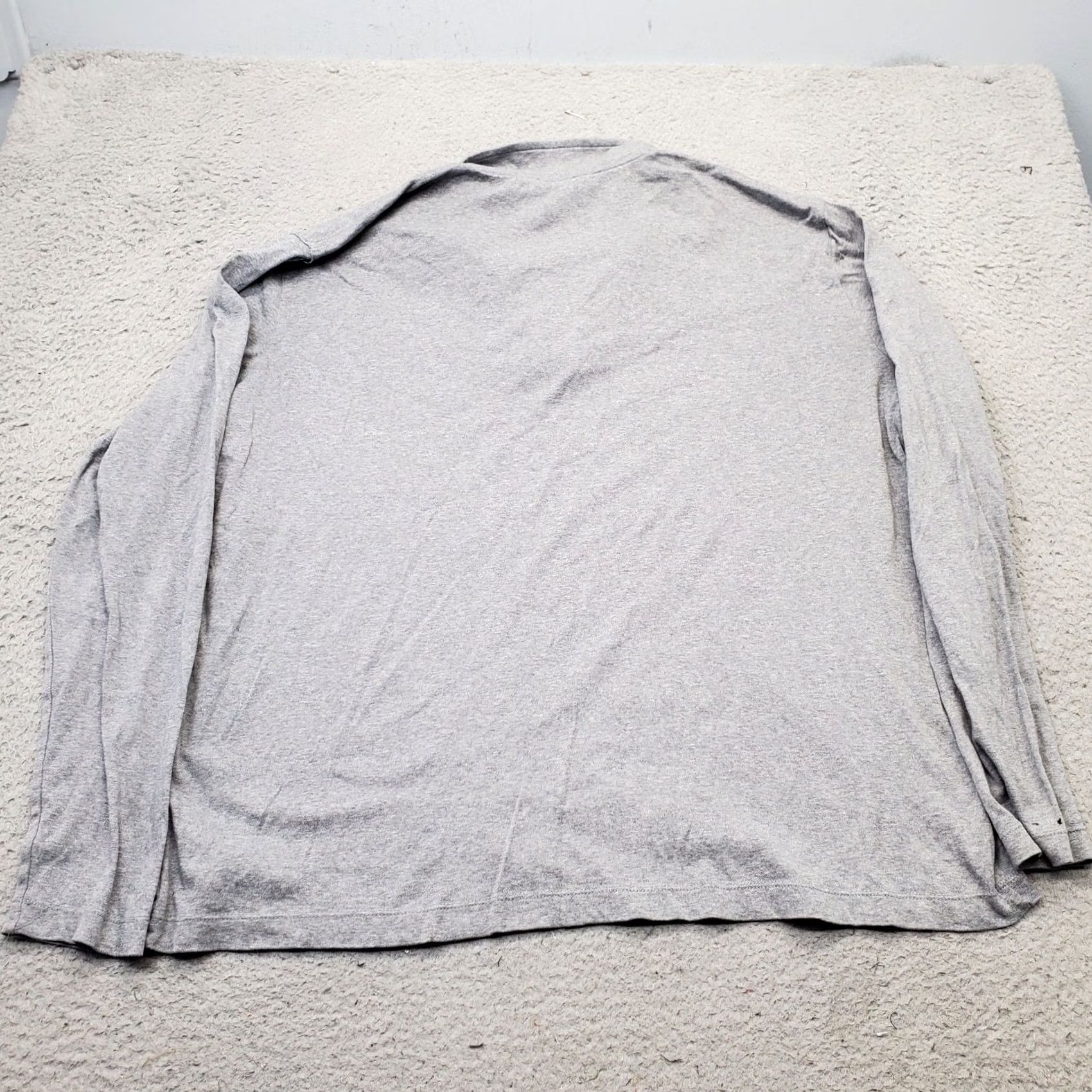 Banana Republic Banana Republic Mens XL Gray 1/4 Zip Pullover Shirt Casual Activewear Long Sleeve Breathable Size US XL / EU 56 / 4 - 2 Thumbnail