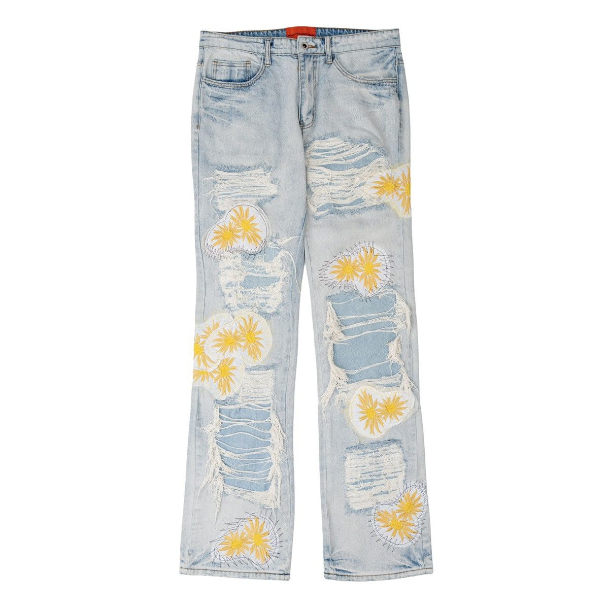 Who Decides War Flower Jeans Light Indigo Size US 34 / EU 50 - 1 Thumbnail