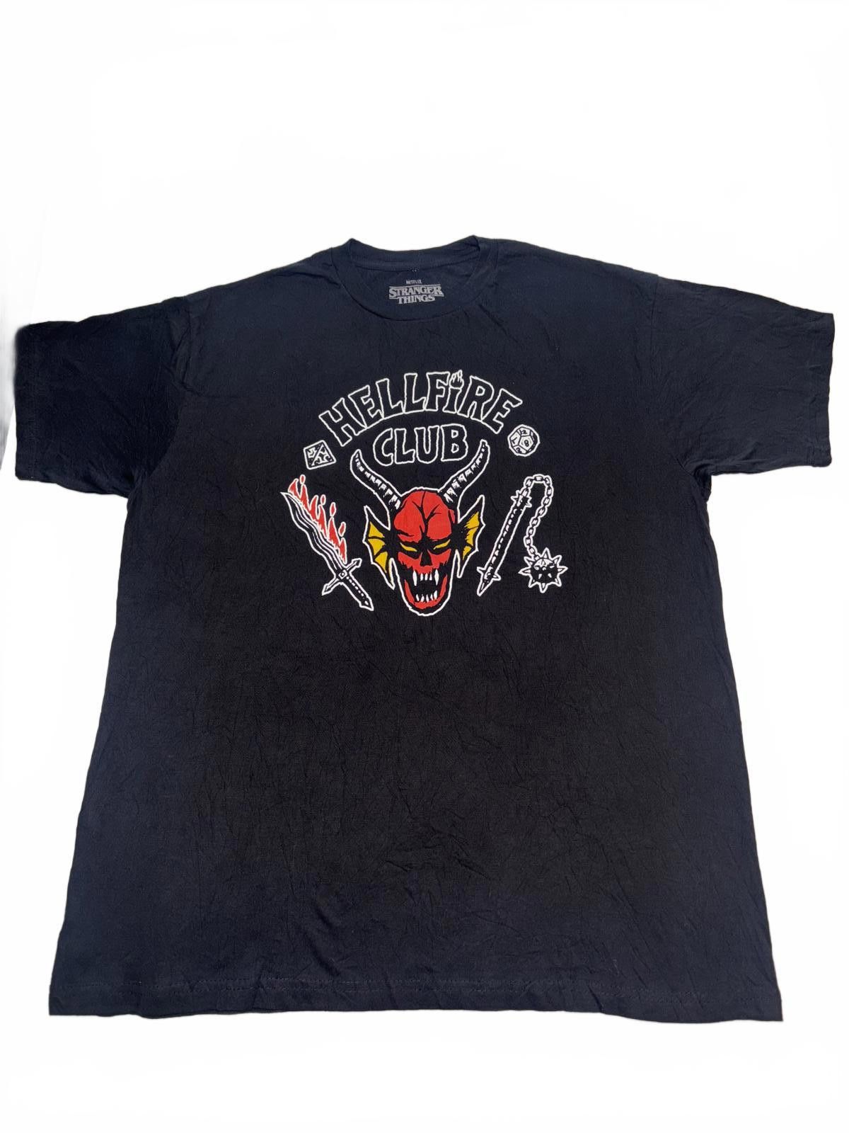 Designer Stranger Things Hellfire Club T-Shirt - 2X Size US XXL / EU 58 / 5 - 1 Thumbnail