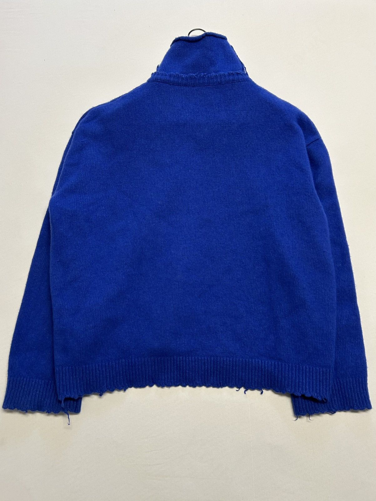 Vetements FW2021 distressed turtleneck knit blue Size US XS / EU 42 / 0 - 4 Thumbnail