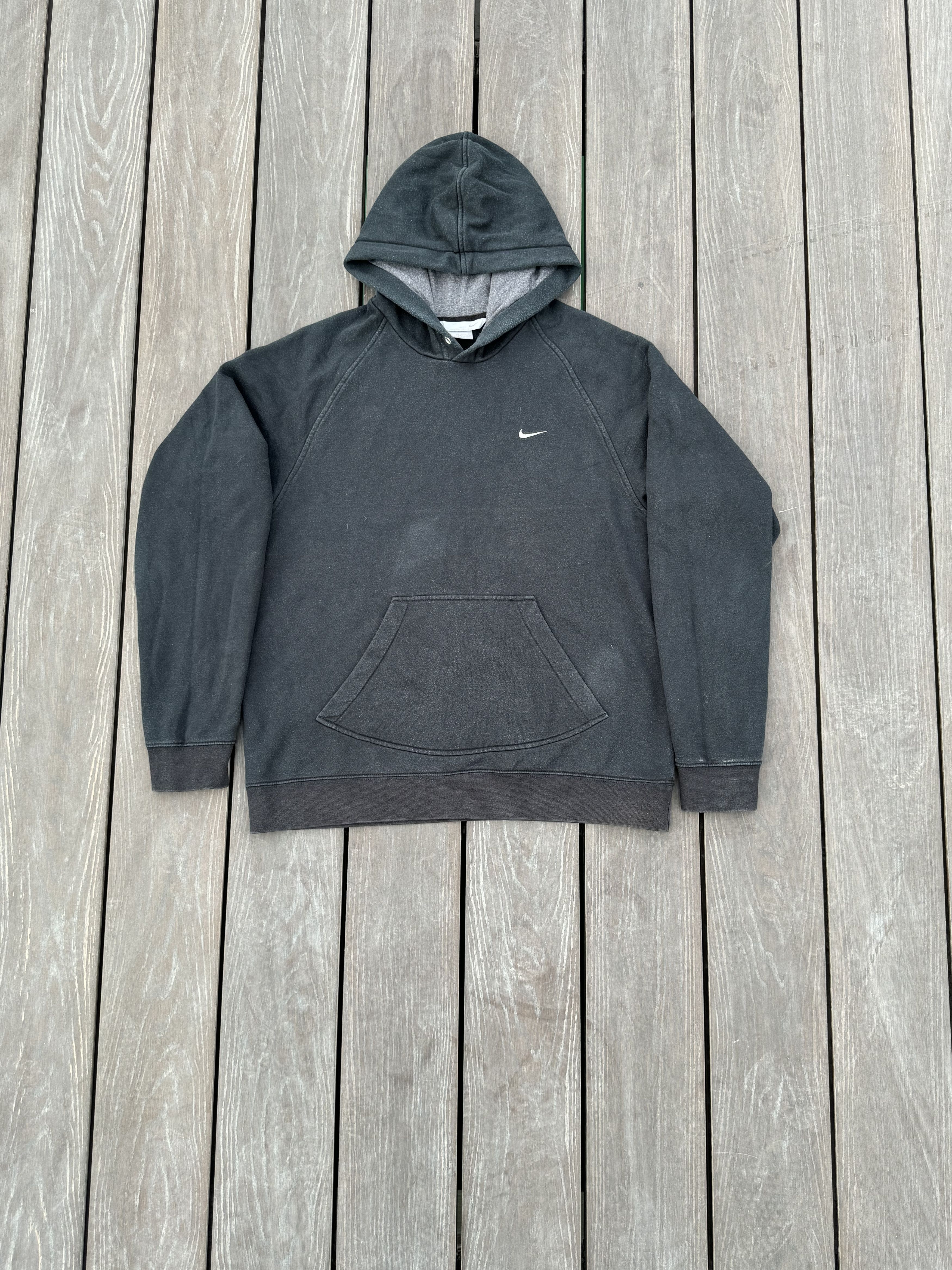 Nike VTG 2000’s Nike Check Swoosh Hoodie Sweatshirt Size US M / EU 48-50 / 2 - 2 Thumbnail