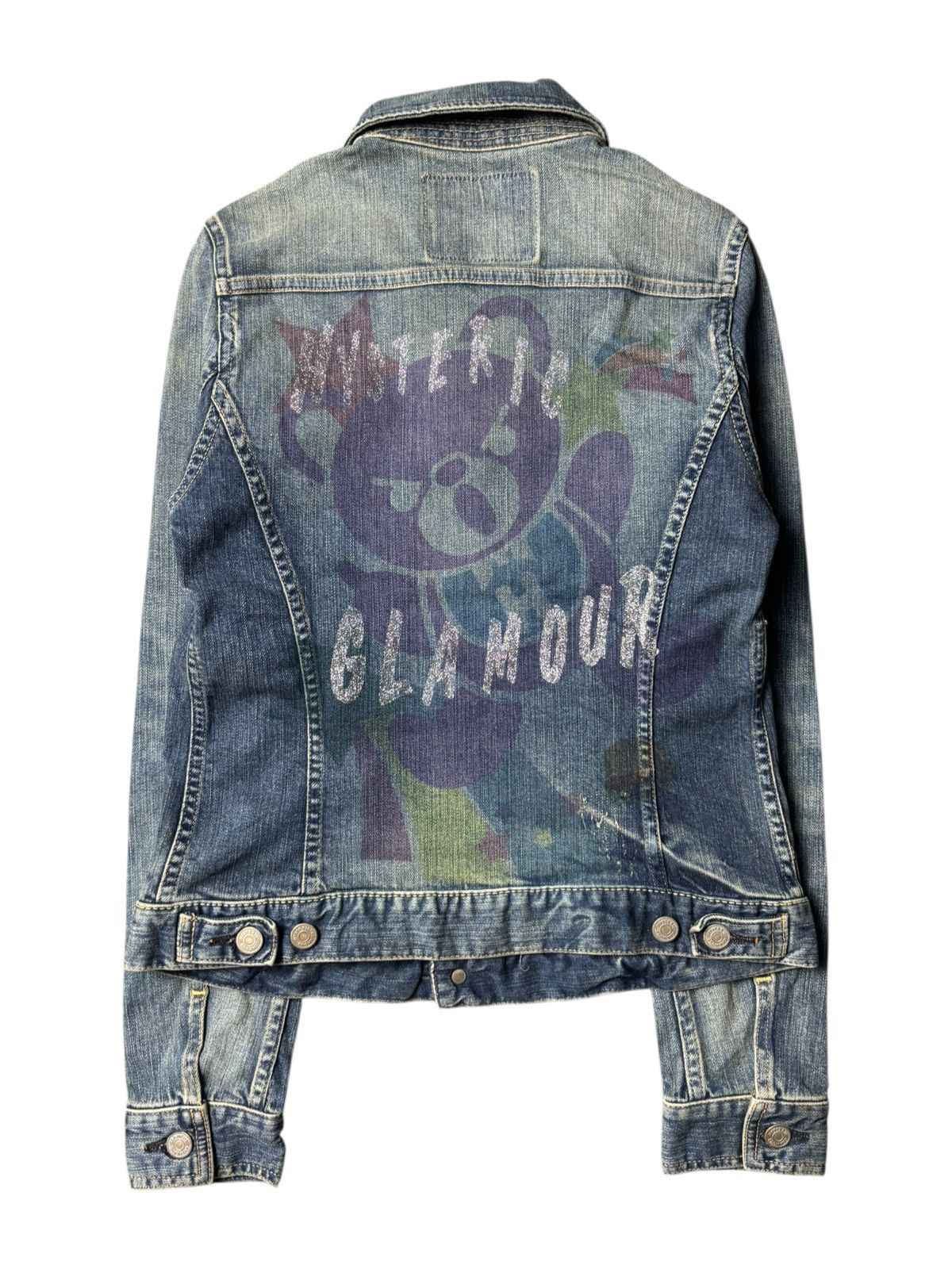 Hysteric Glamour 2000s Hysteric Glamour Bear Denim Jacket Size S / US 4 / IT 40 - 1 Thumbnail