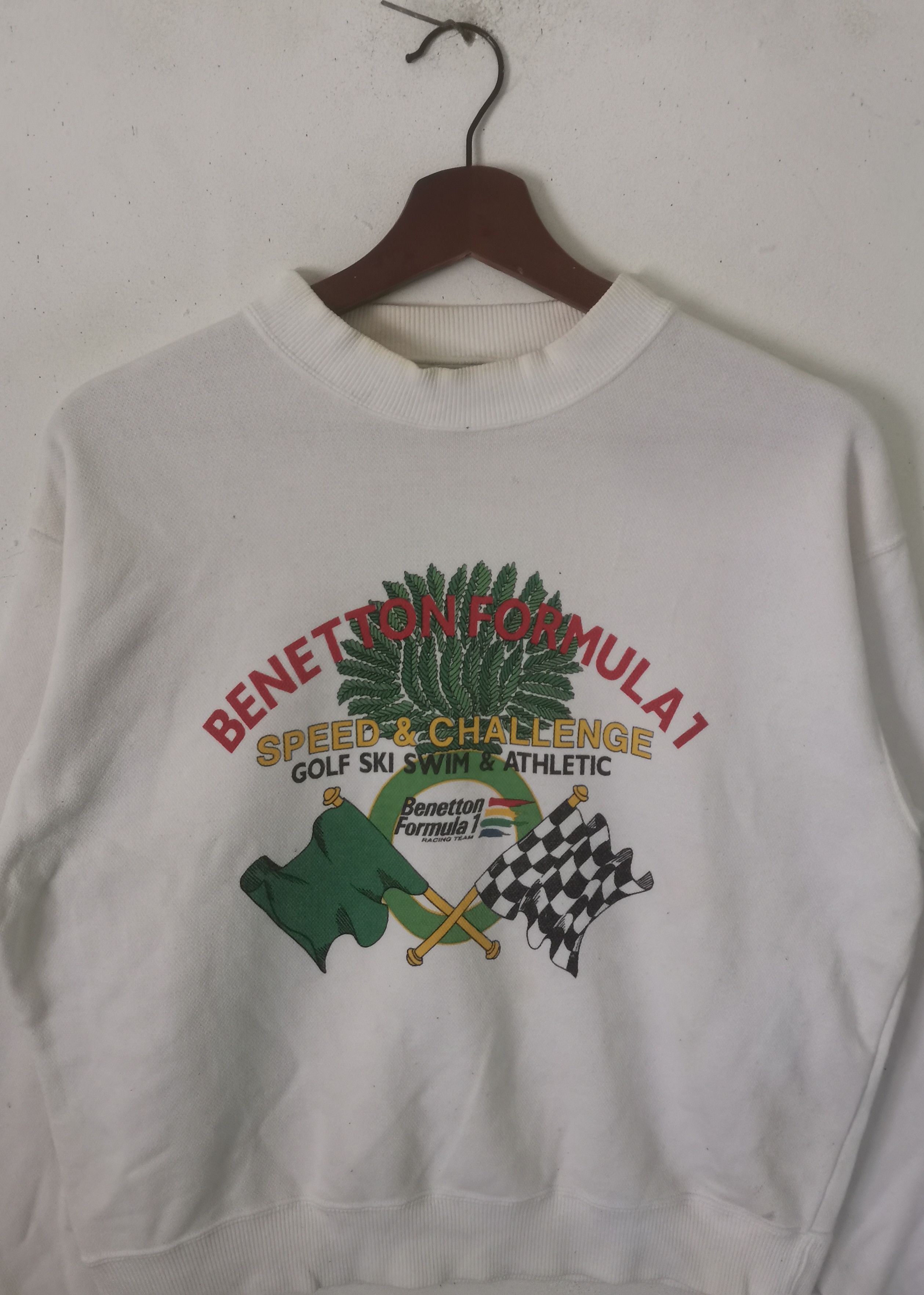 Benetton × Vintage Rare vintage Benetton Formula one sweatshirt Size M / US 6-8 / IT 42-44 - 2 Thumbnail