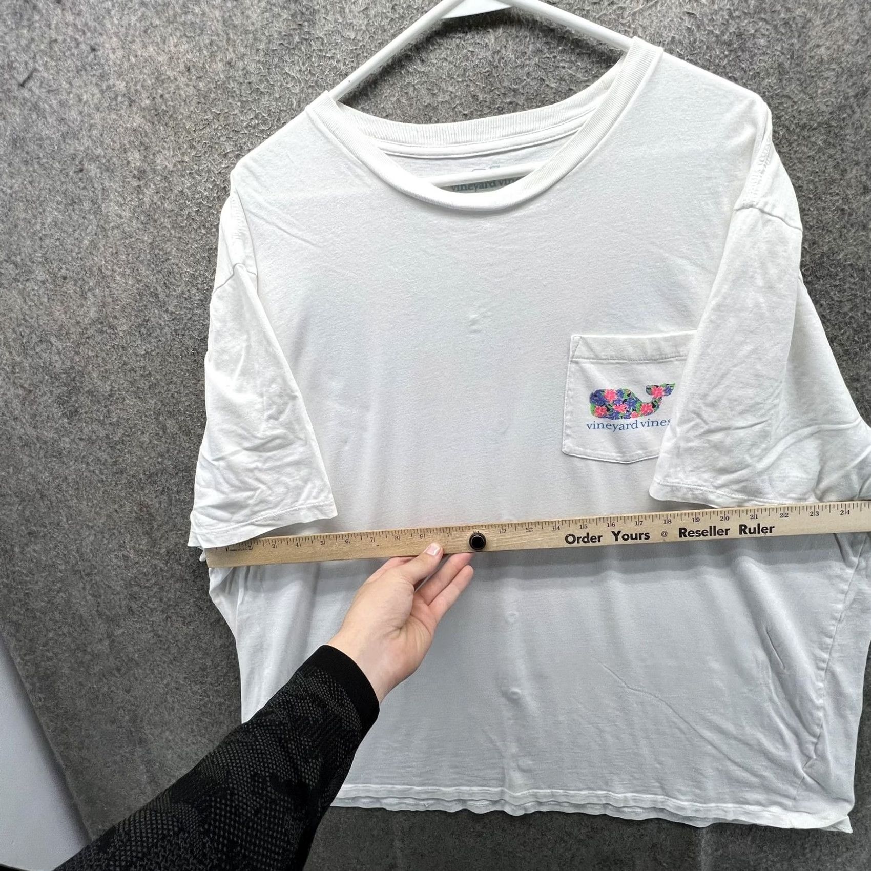Vineyard Vines Vineyard Vines Shirt Mens 2XL White Floral Whale Pocket Tee Tagless Casual Shirt Size US XXL / EU 58 / 5 - 4 Thumbnail