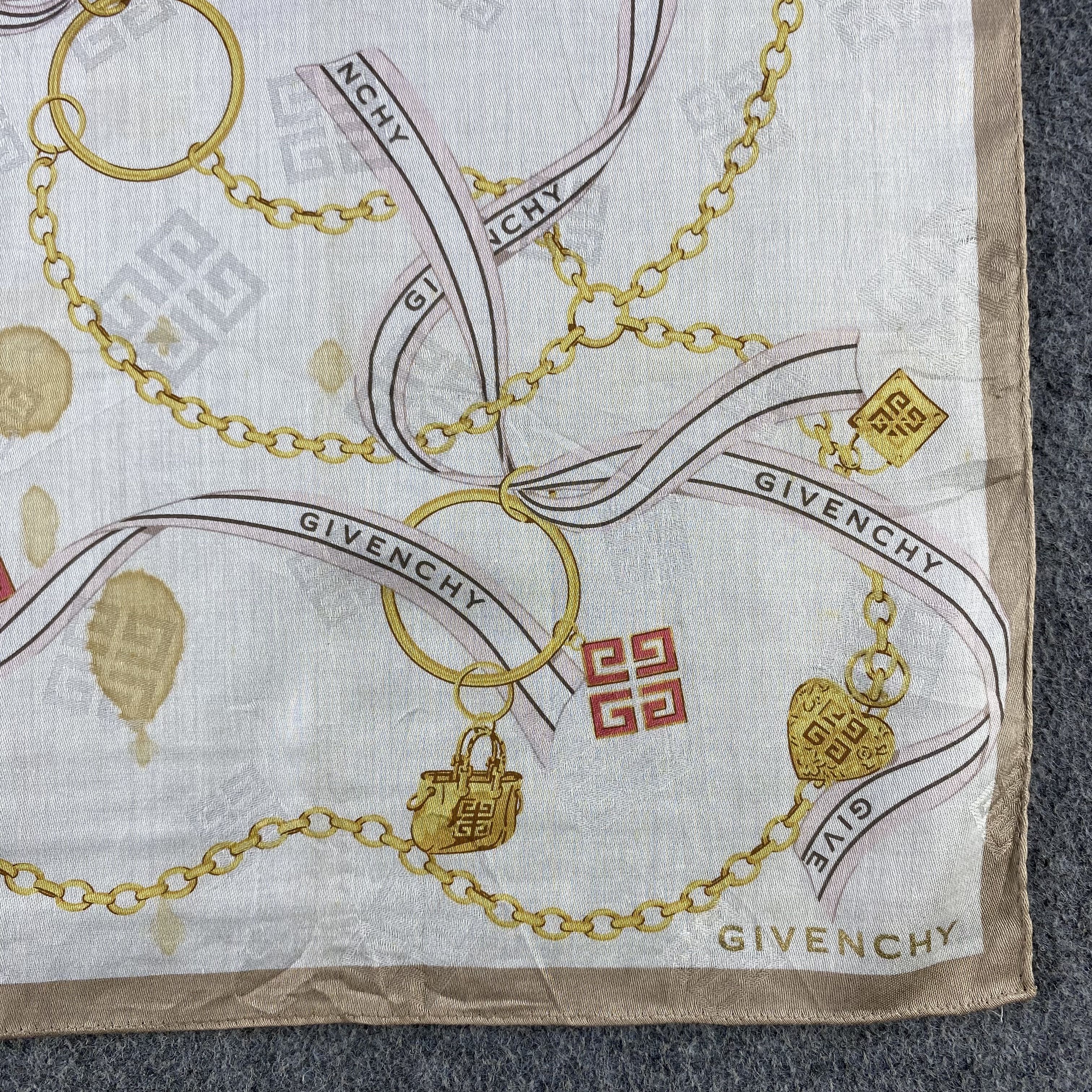 Vintage Givenchy Handkerchief/Neckerchief/Bandana HC733 Size ONE SIZE - 3 Thumbnail