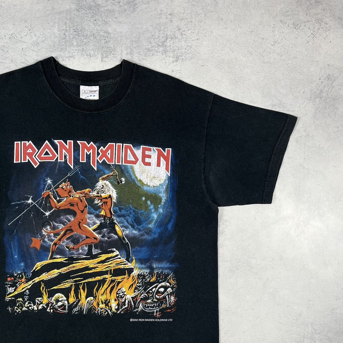 Band Tees Vintage Iron Maiden Tour rock band T shirt 2002 Size US L / EU 52-54 / 3 - 6 Thumbnail