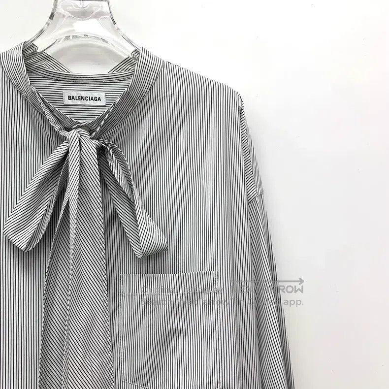 Balenciaga Balenciaga Contrast color striped back logo lettering cott Size XS / US 0-2 / IT 36-38 - 3 Thumbnail